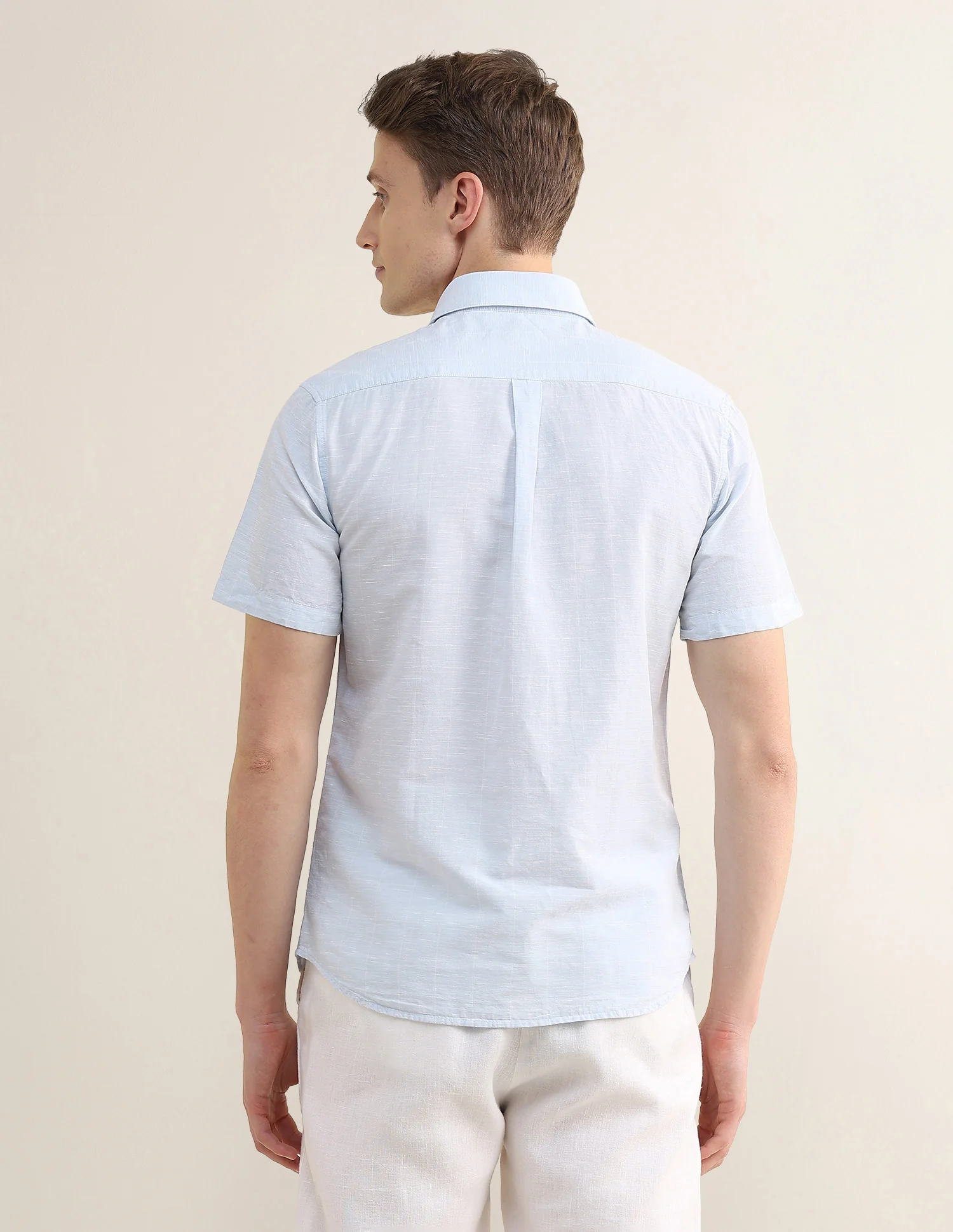 Solid Regular Fit Shirt - Image 5