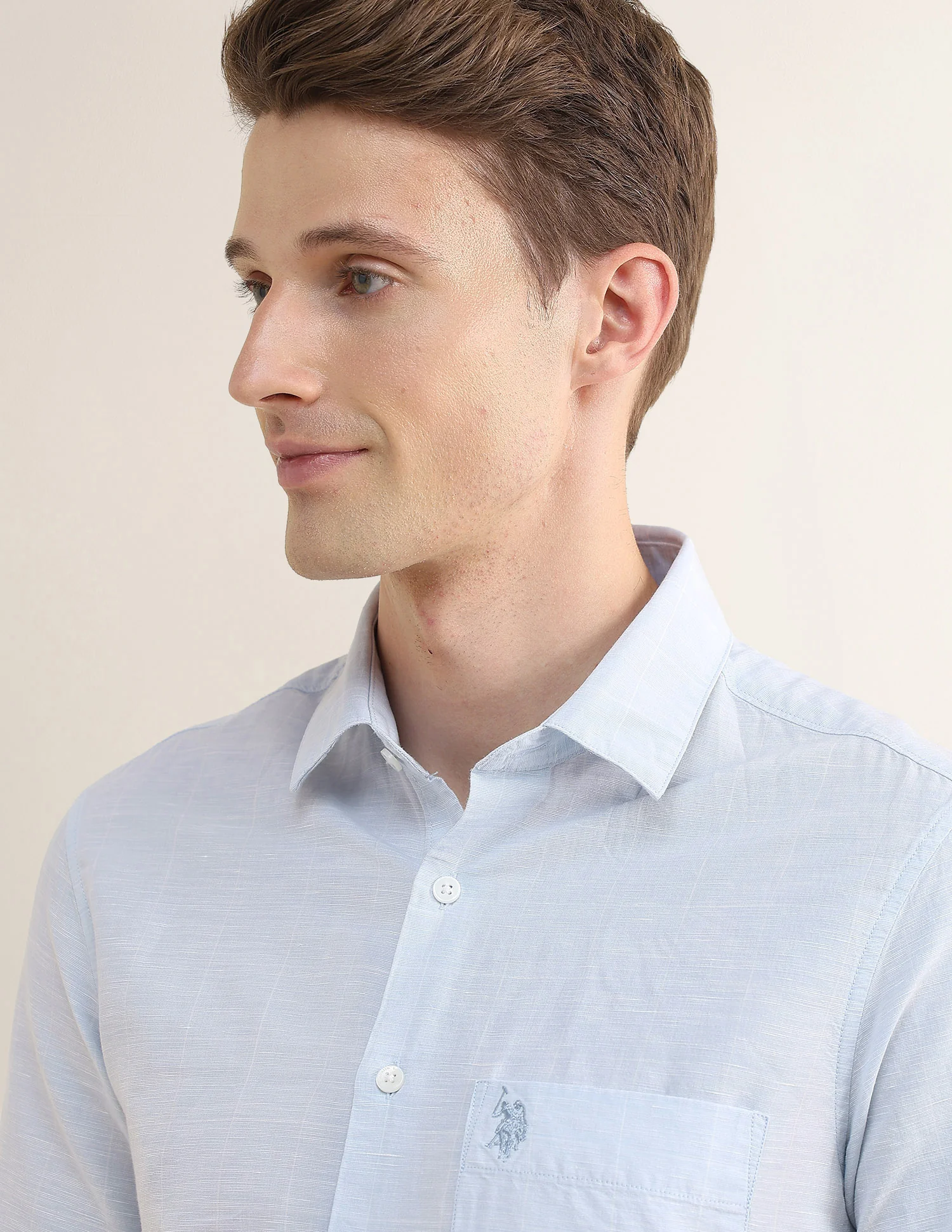 Solid Regular Fit Shirt - Image 7