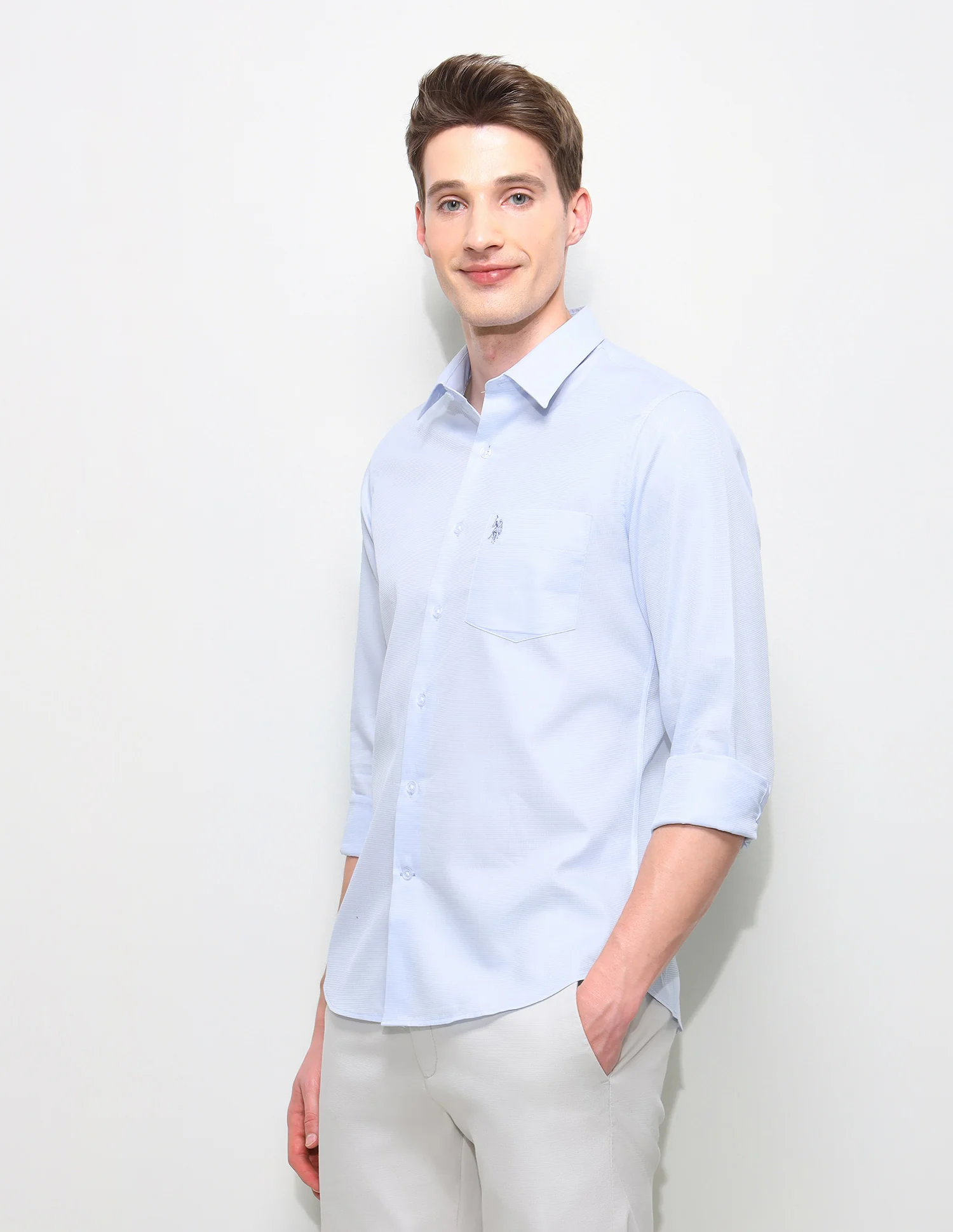 Solid Regular Fit Shirt - Image 4