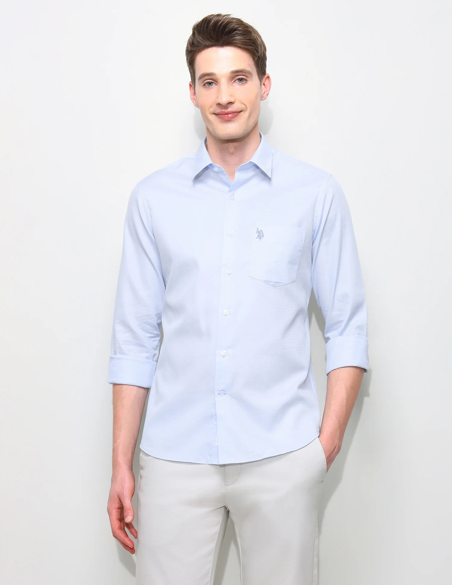 Solid Regular Fit Shirt - Image 6