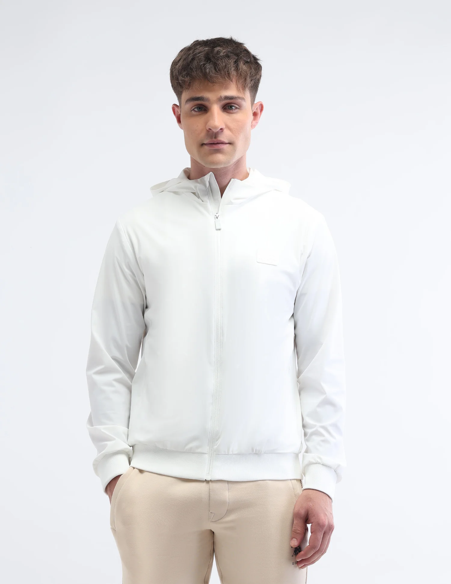 Solid Regular Fit Sport Jacket - Image 6