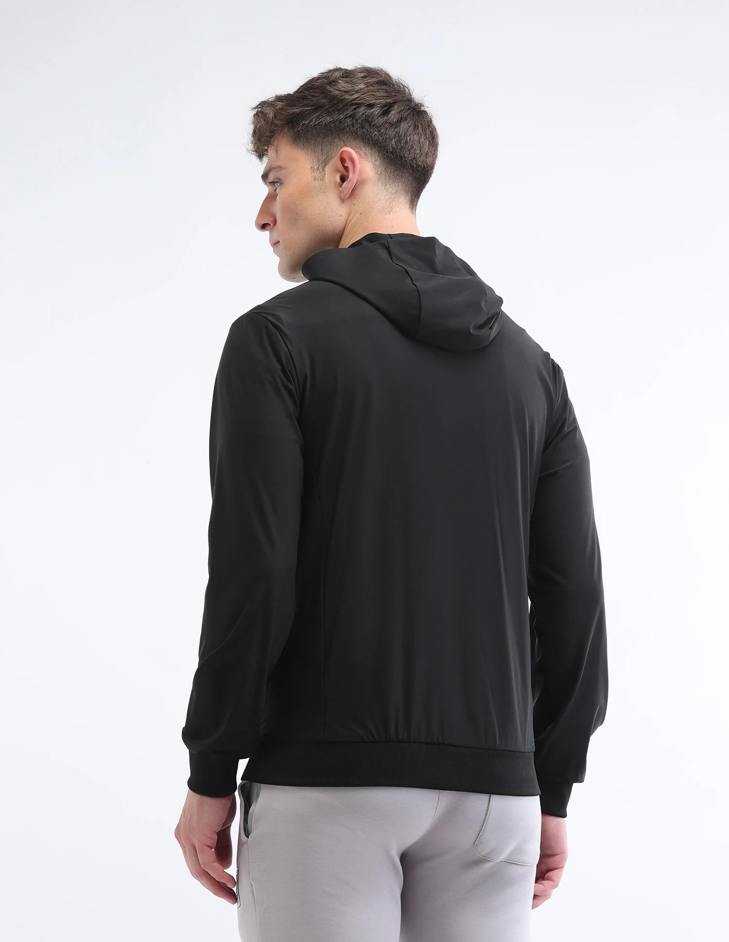 Solid Regular Fit Sport Jacket - Image 5