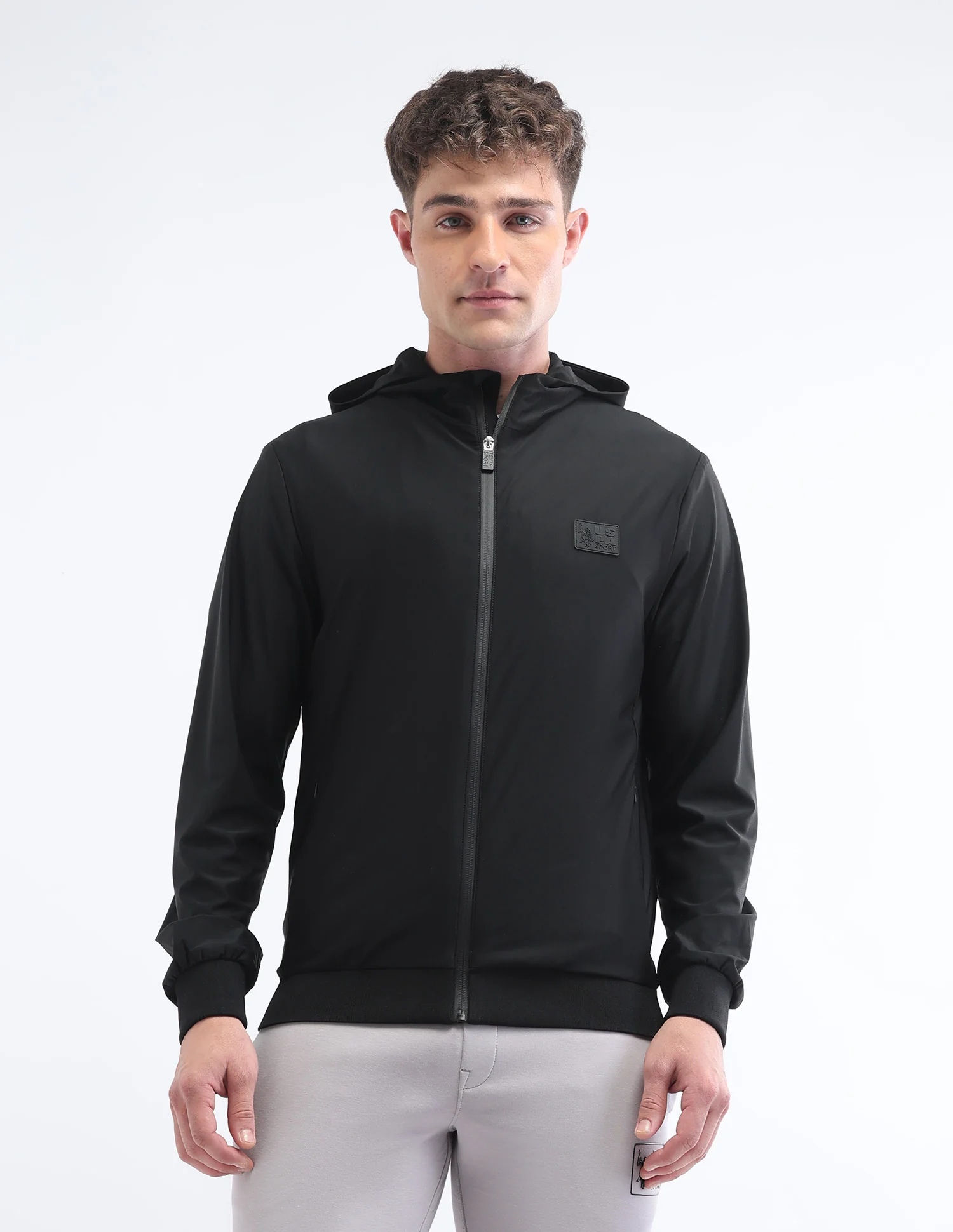 Solid Regular Fit Sport Jacket - Image 6