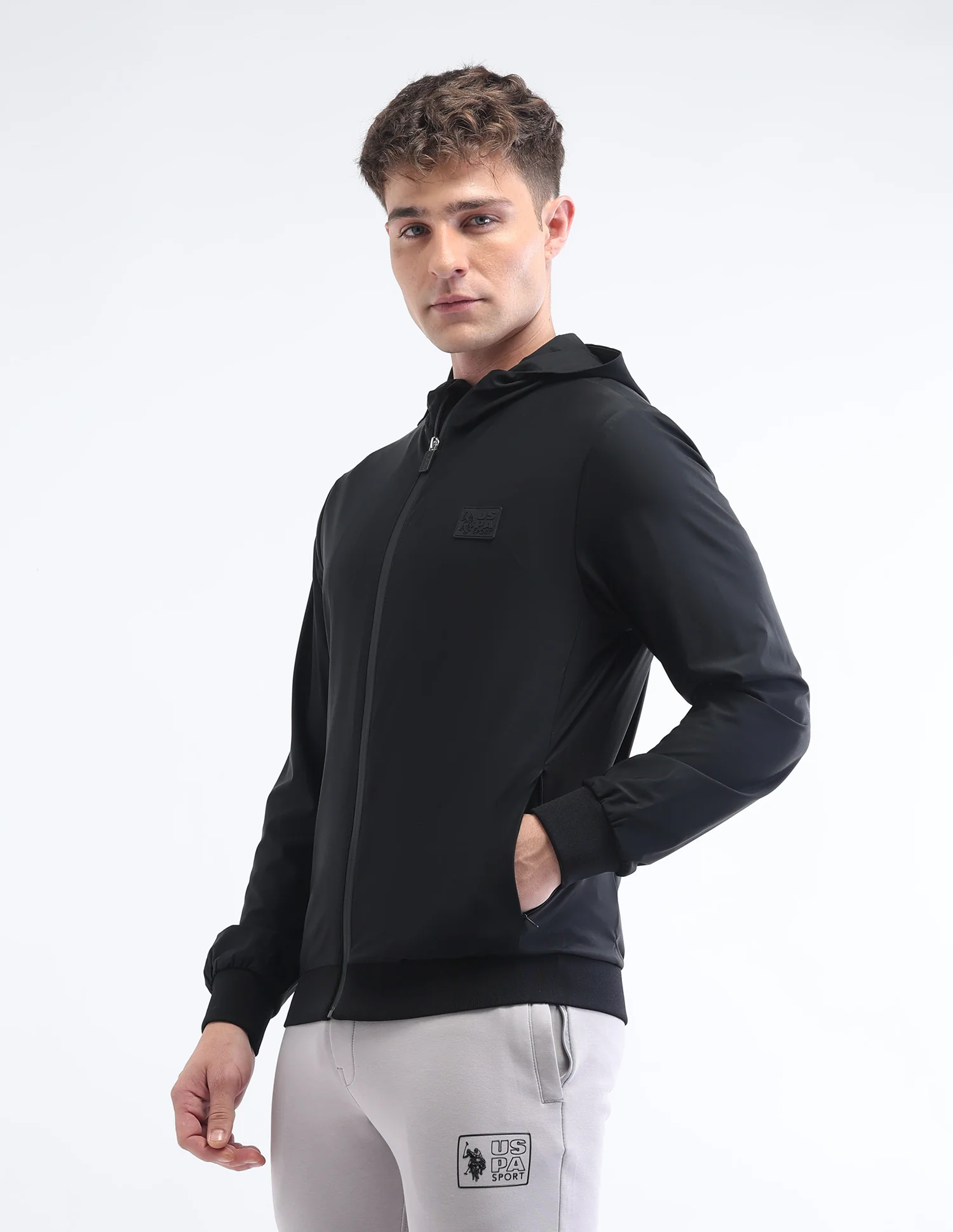 Solid Regular Fit Sport Jacket - Image 8