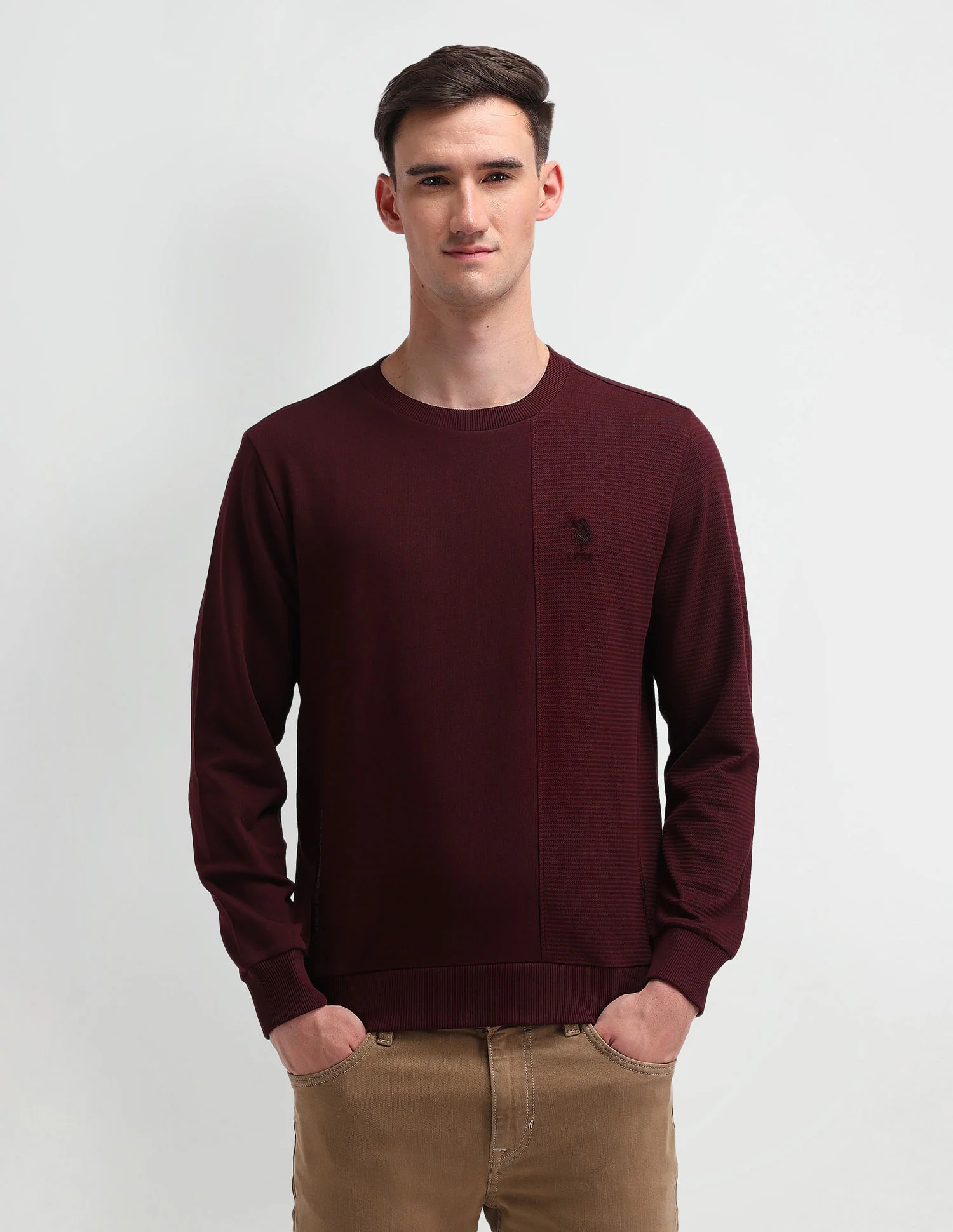 Solid Regular Fit Sweatshirt - Image 6