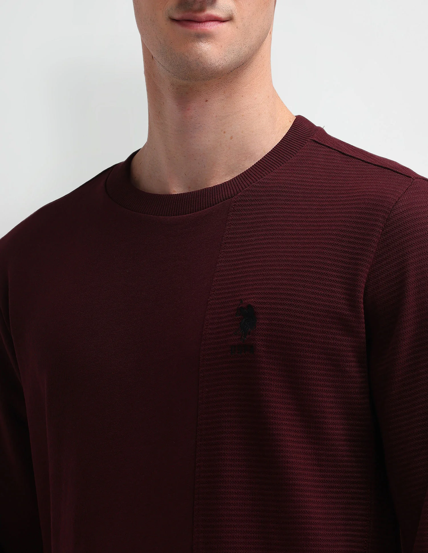 Solid Regular Fit Sweatshirt - Image 7