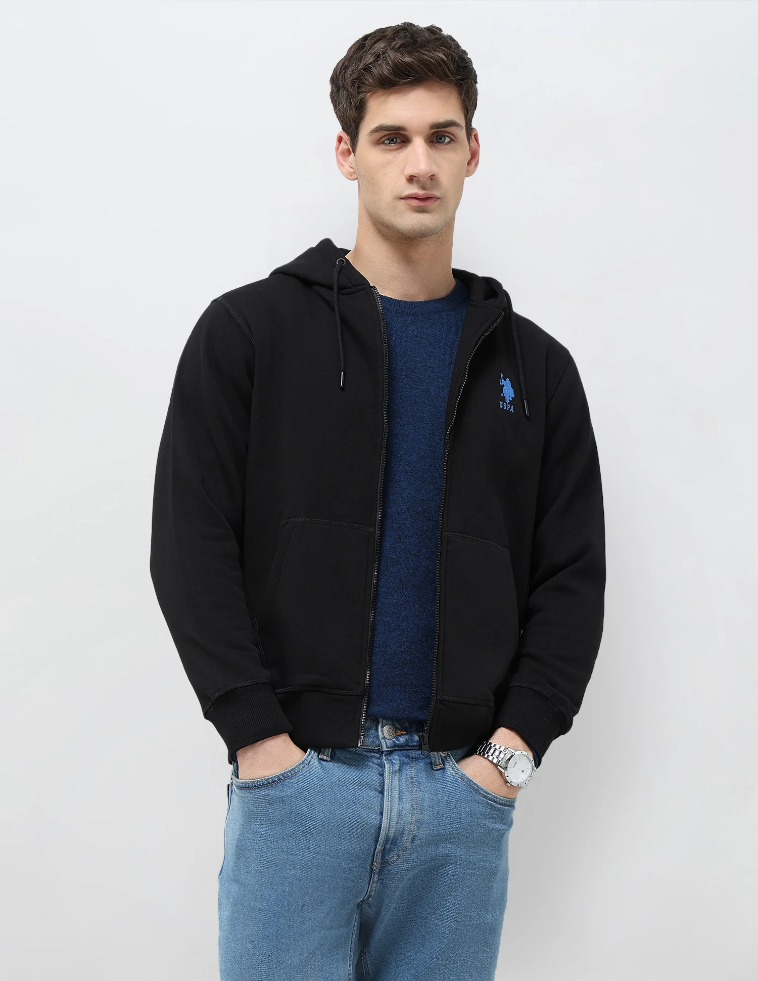 Solid Regular Fit Sweatshirt