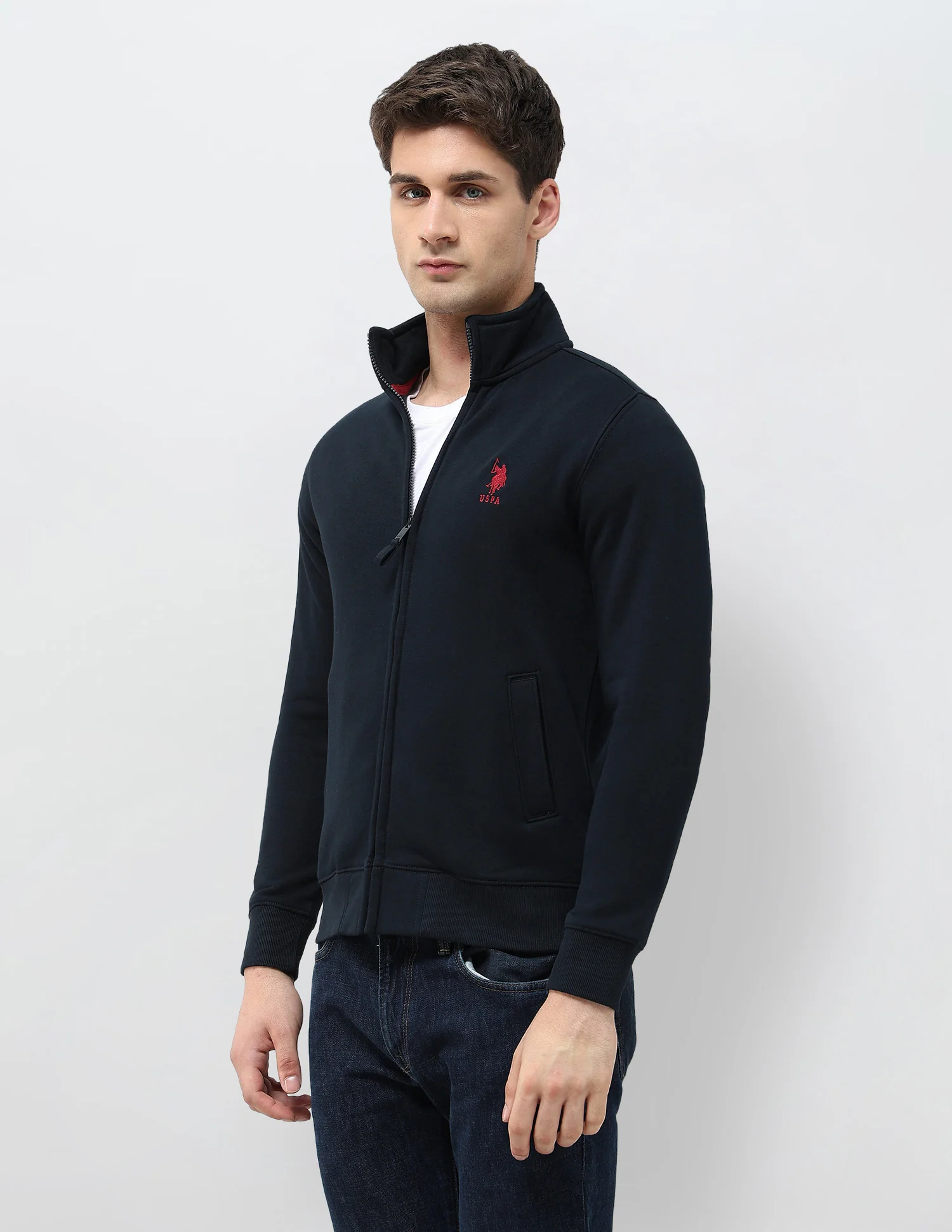 Solid Regular Fit Sweatshirt - Image 4