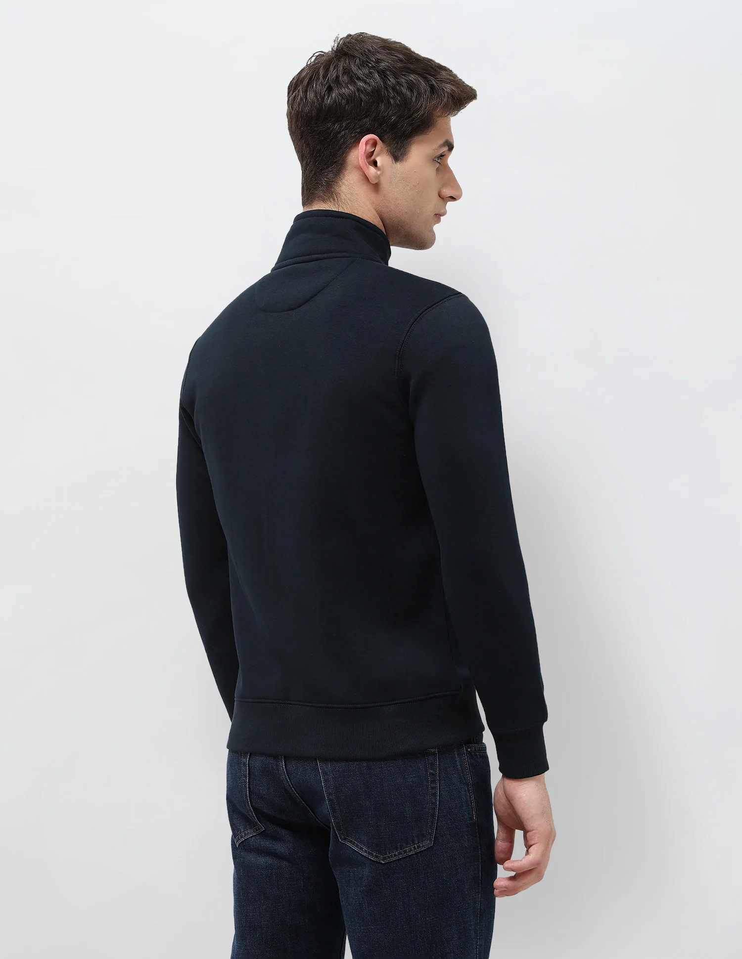 Solid Regular Fit Sweatshirt - Image 5