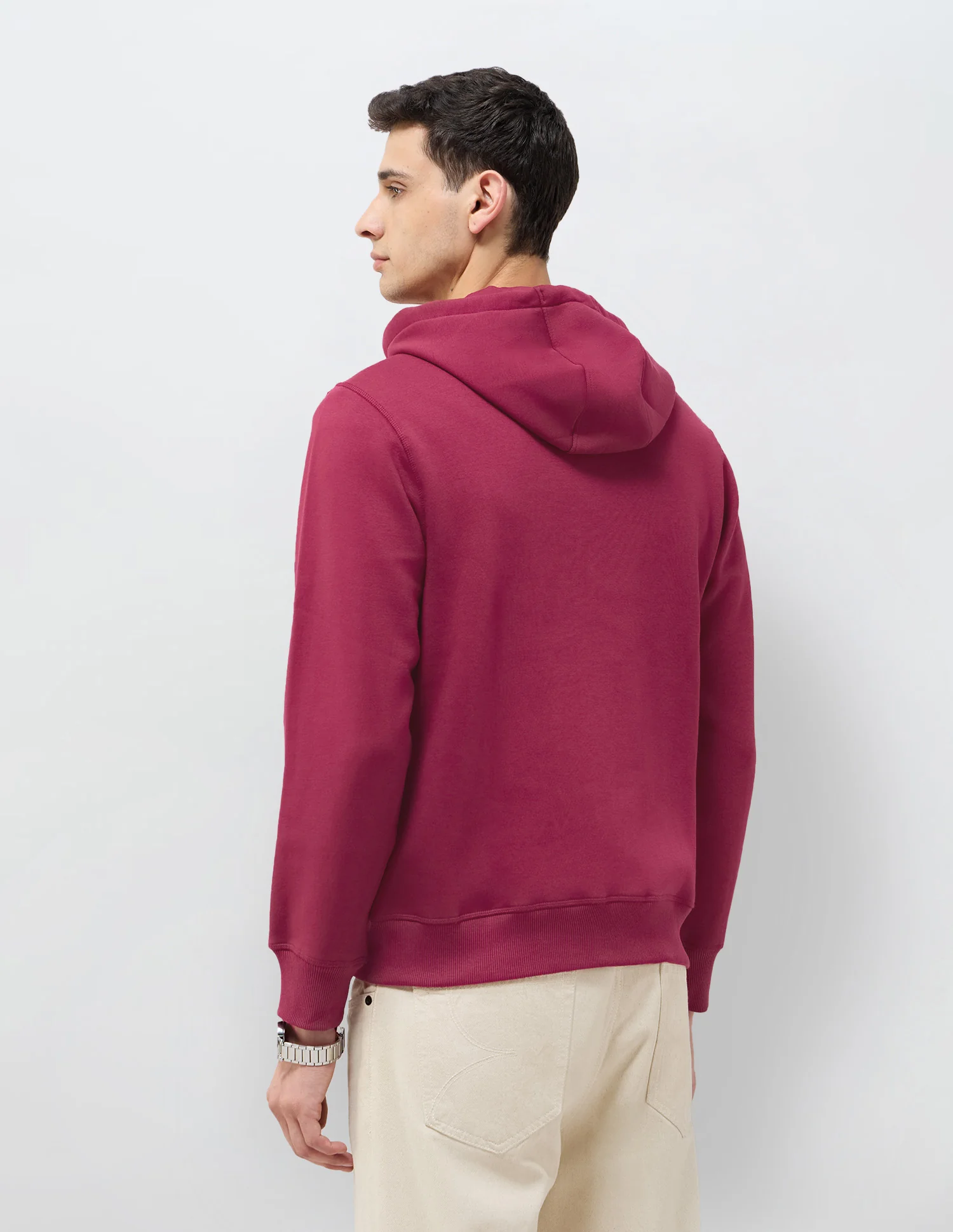 Solid Regular Fit Sweatshirt - Image 5