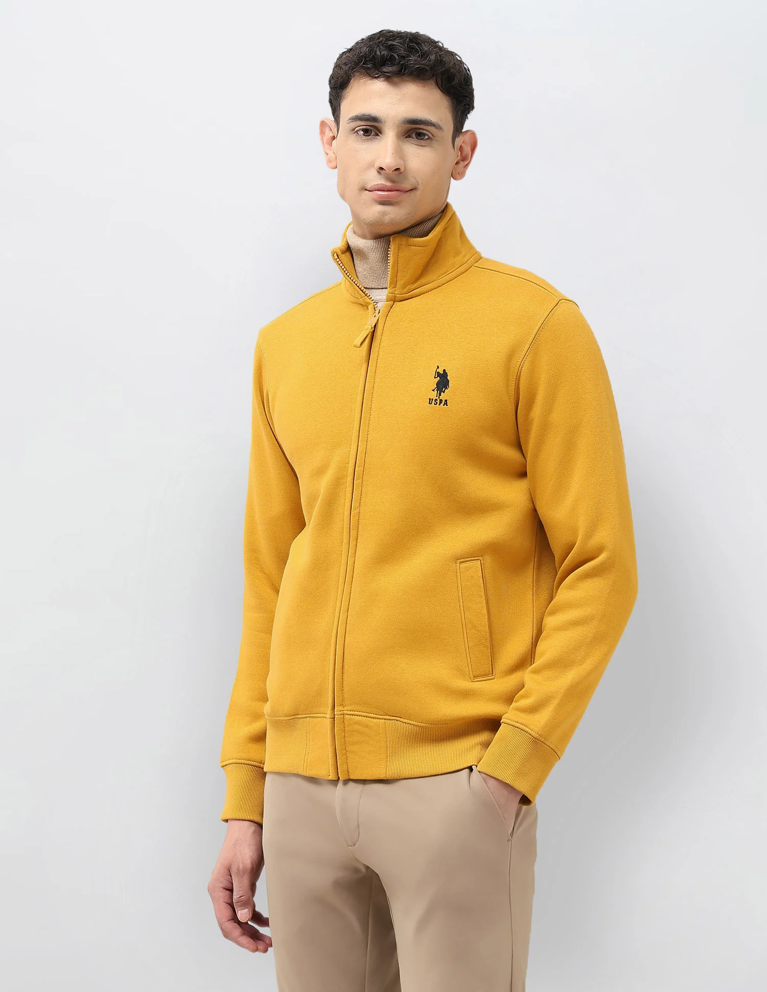 Solid Regular Fit Sweatshirt - Image 4