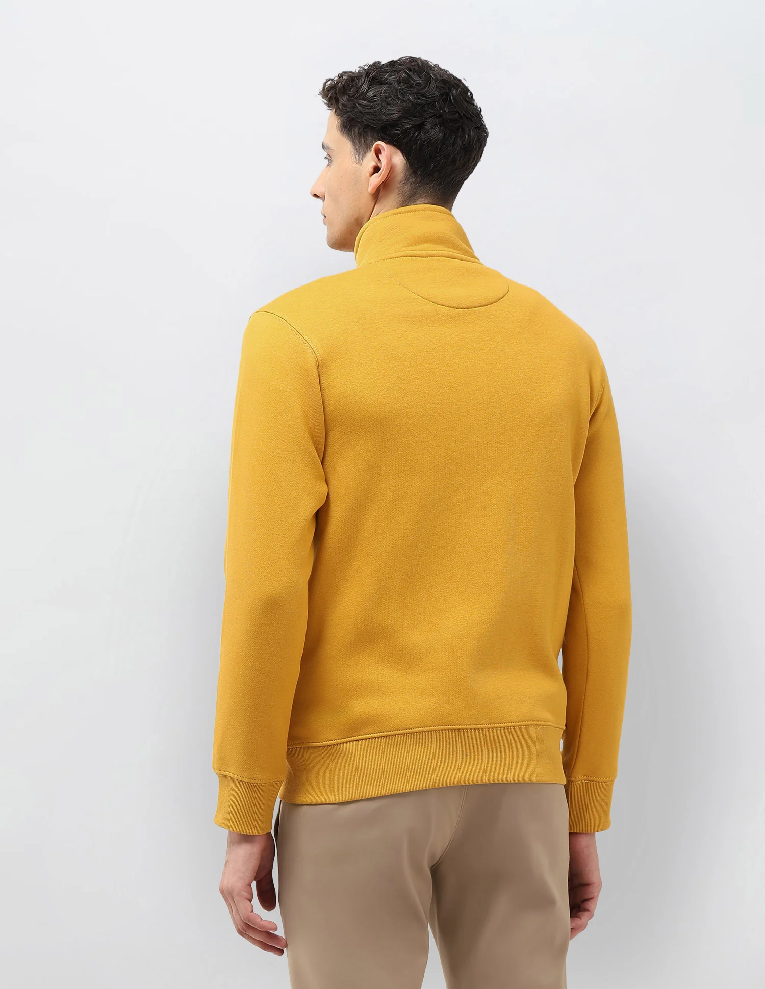 Solid Regular Fit Sweatshirt - Image 5
