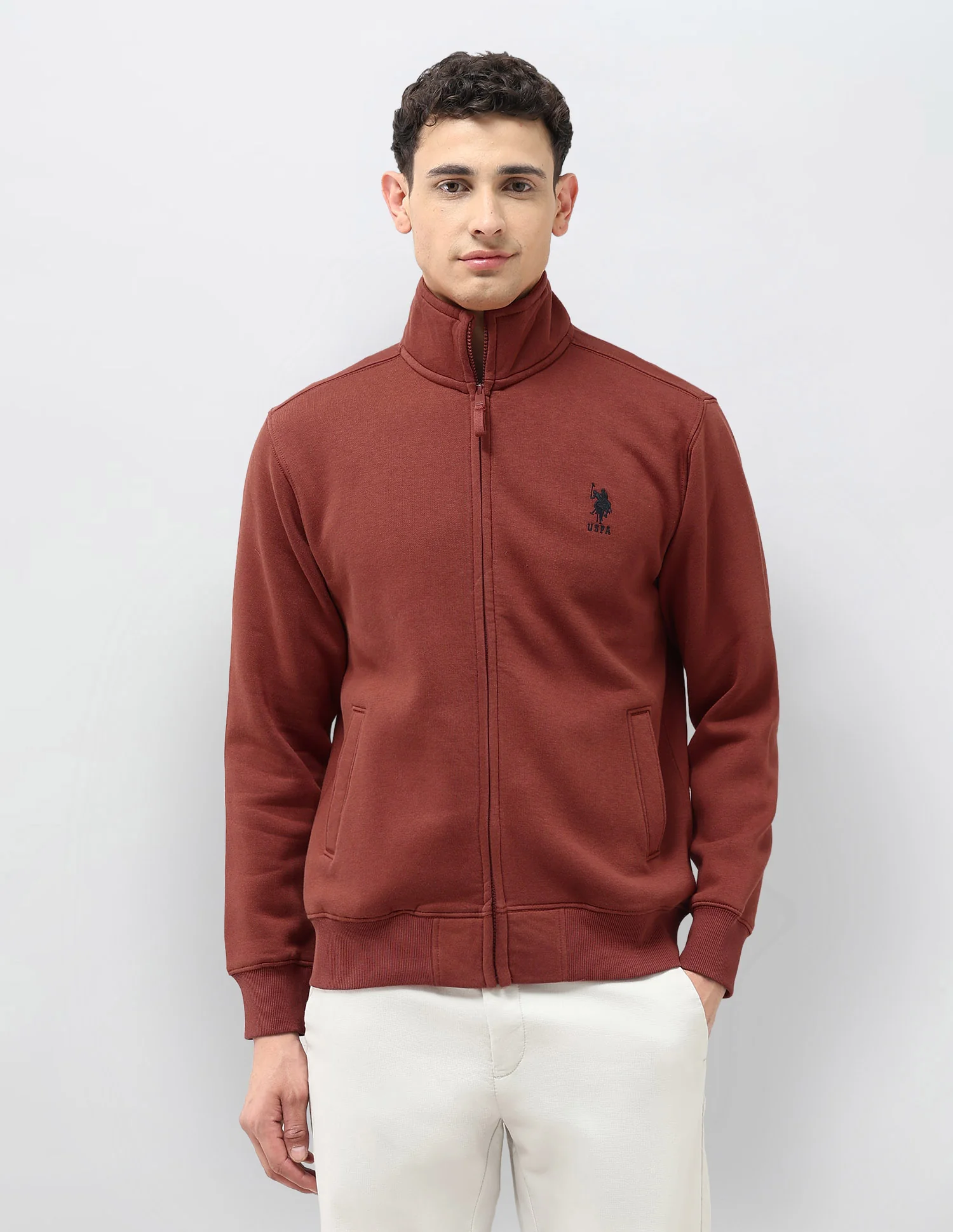 Solid Regular Fit Sweatshirt - Image 6