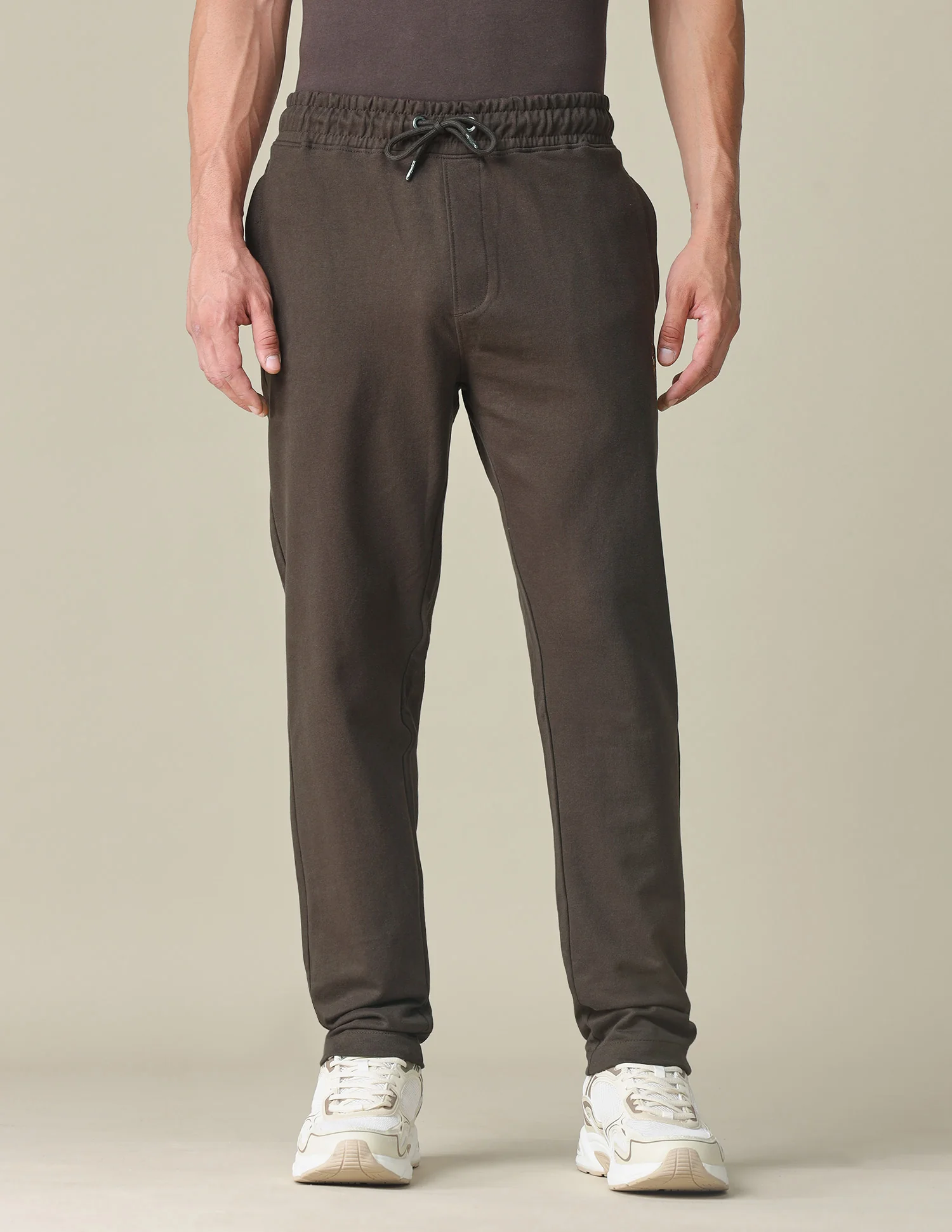 Solid Regular Fit Track Pants - Image 6