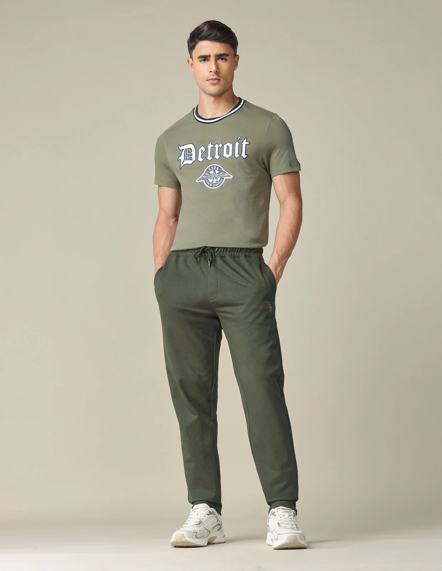 Solid Regular Fit Track Pants - Image 3