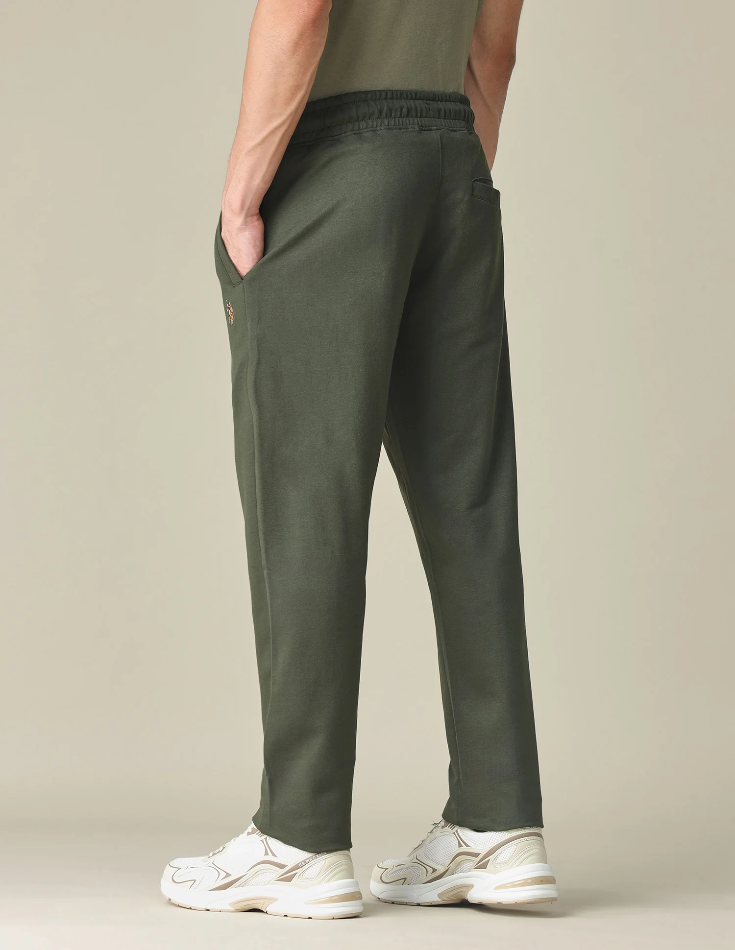 Solid Regular Fit Track Pants - Image 5
