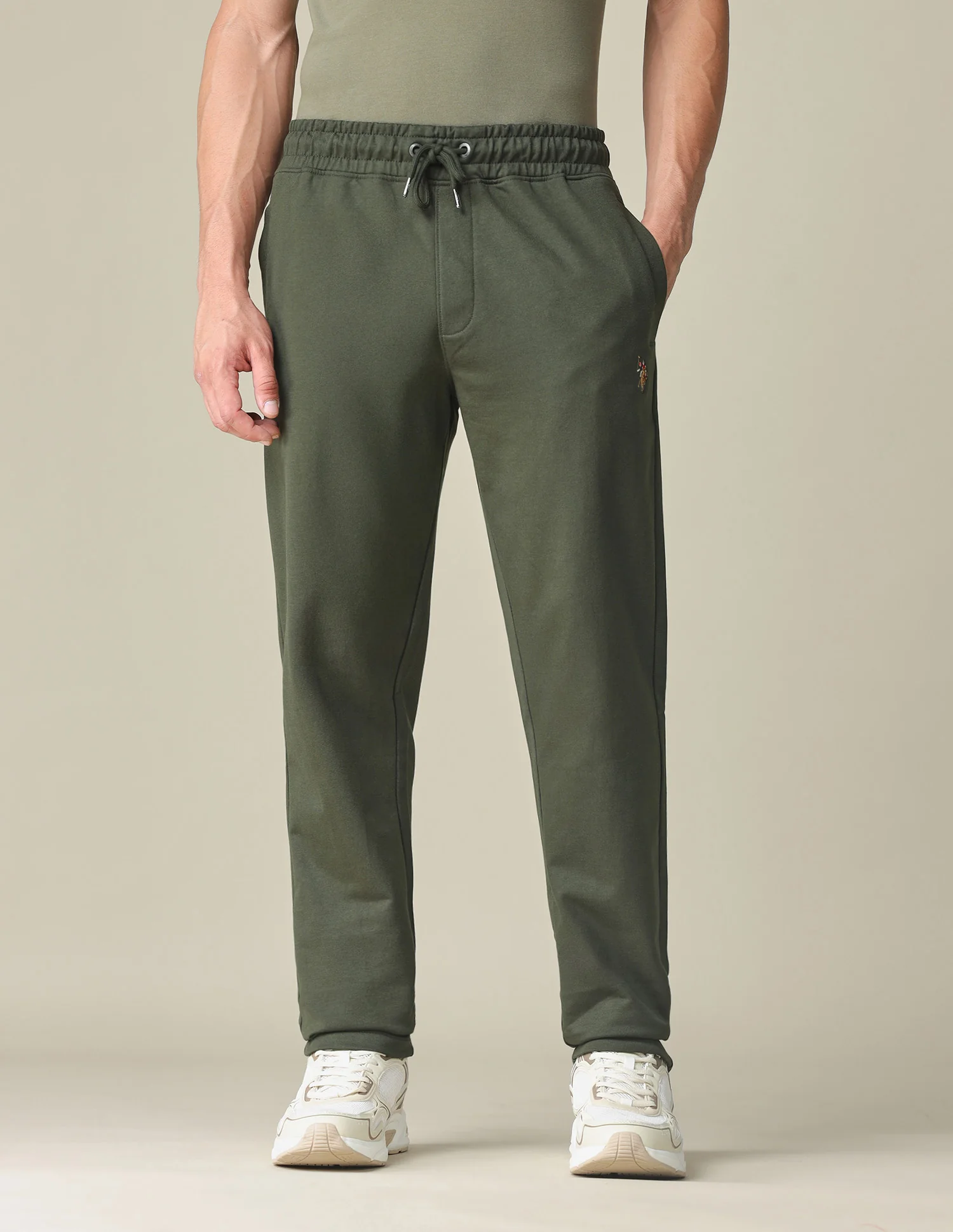 Solid Regular Fit Track Pants - Image 6