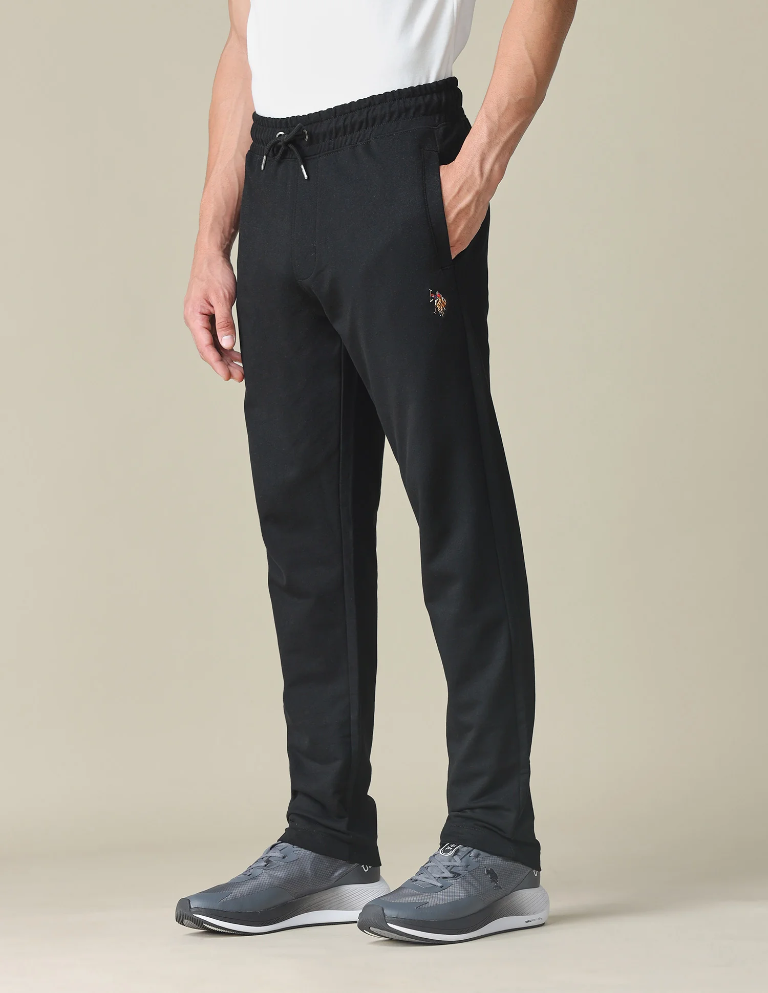 Solid Regular Fit Track Pants - Image 4