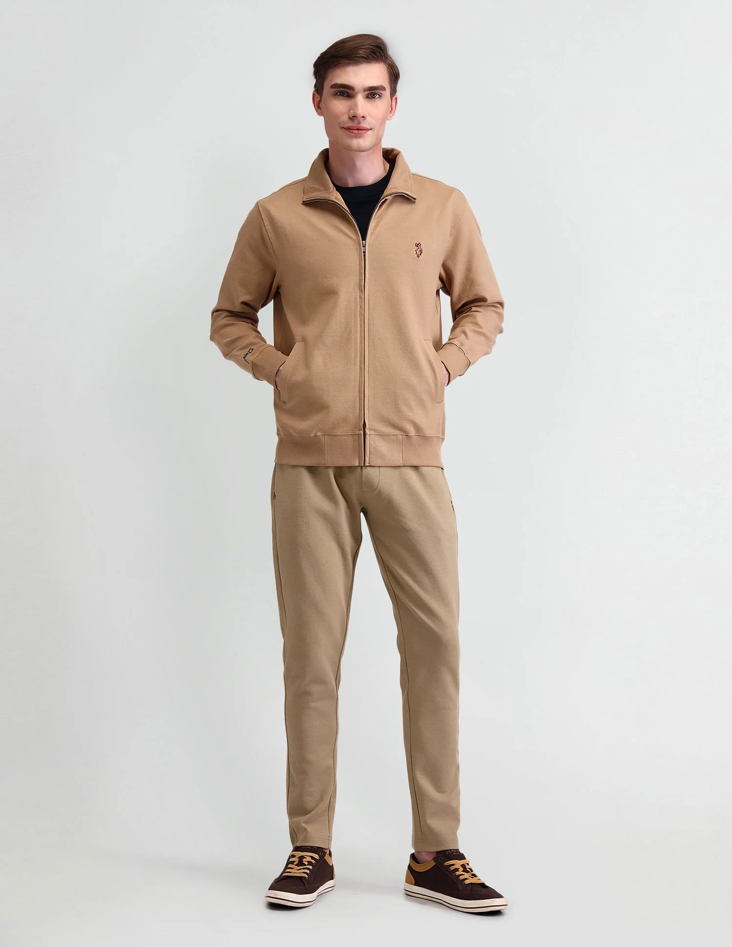 Solid Regular Fit Track Pants - Image 3