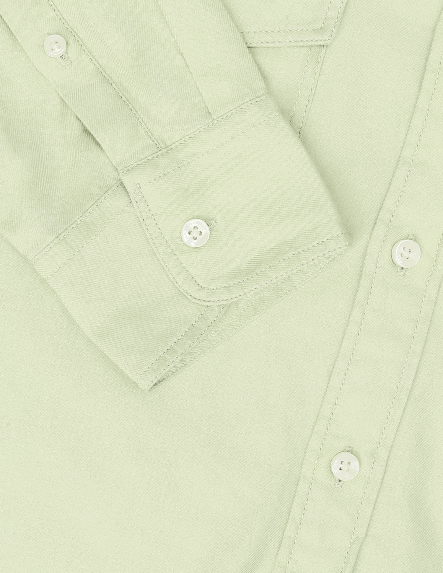 Solid Regular Fit Twill Shirt - Image 8