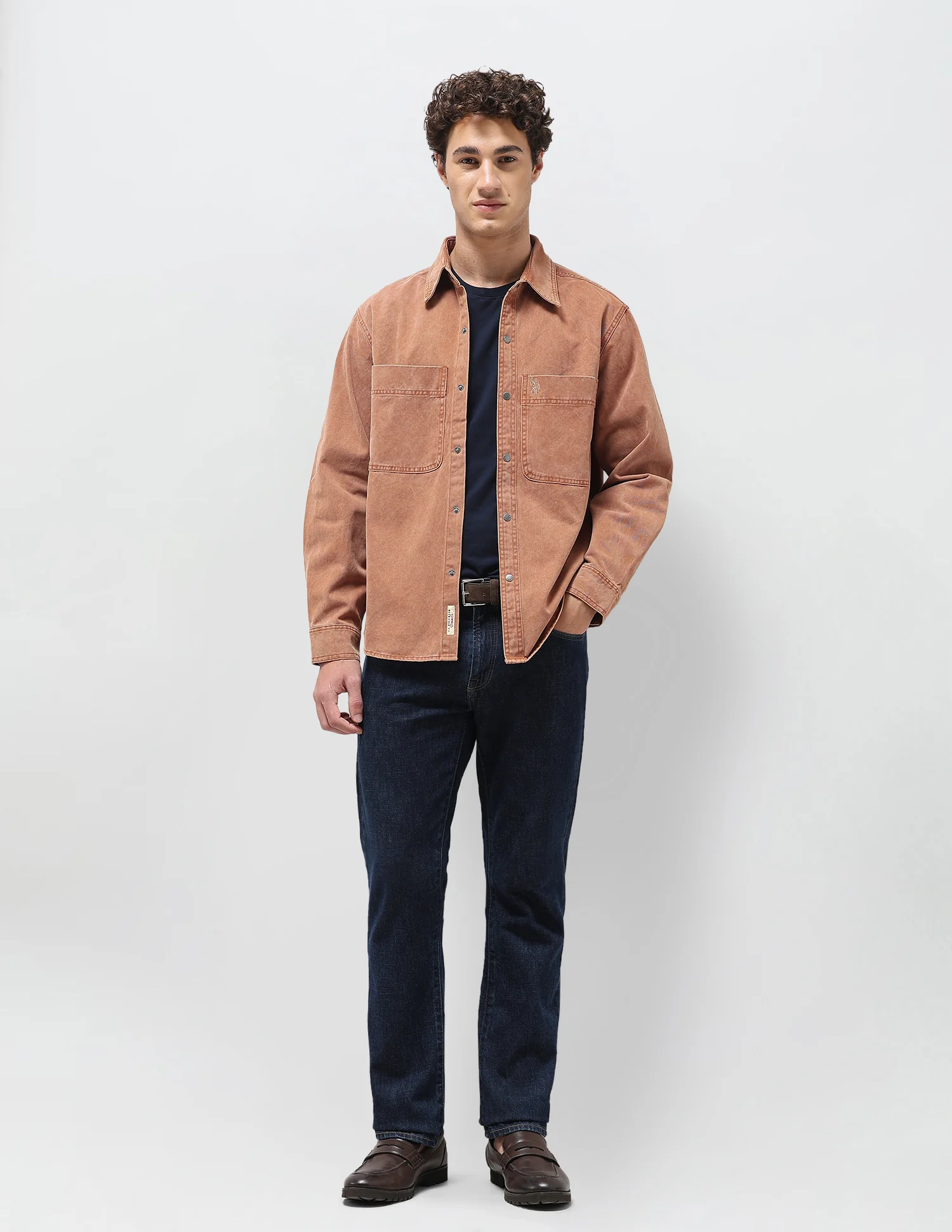 Solid Relaxed Fit Shirt - Image 3