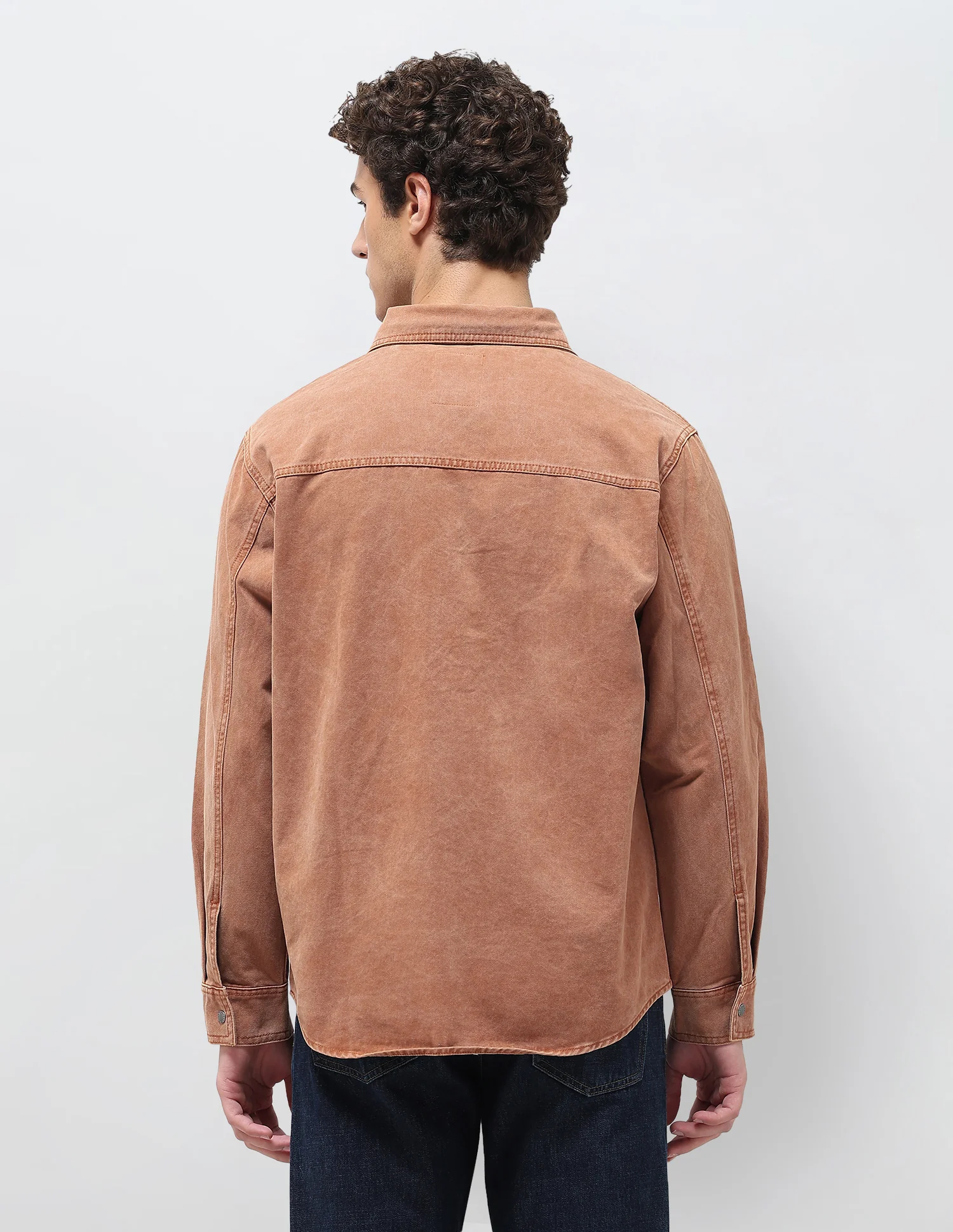 Solid Relaxed Fit Shirt - Image 5