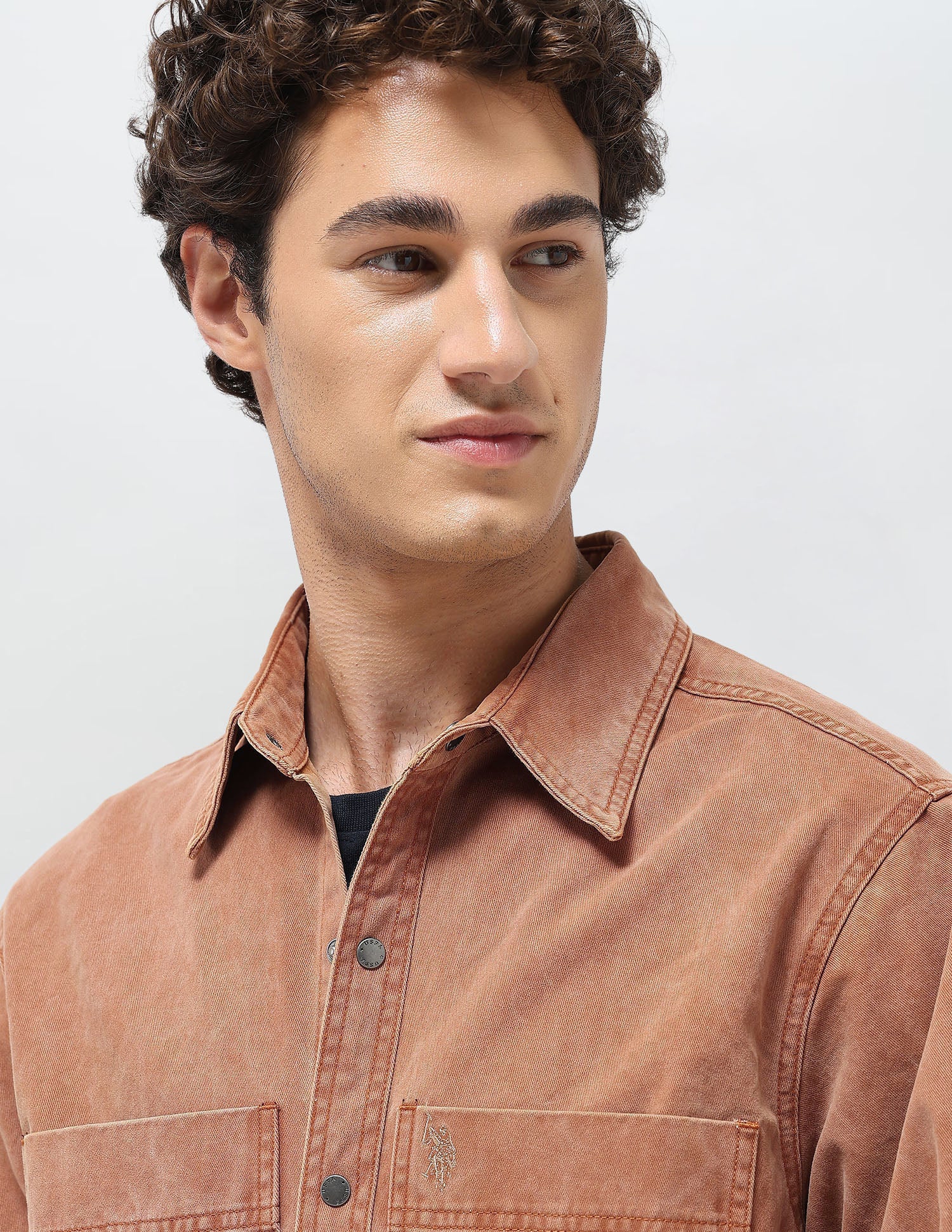 Solid Relaxed Fit Shirt - Image 7