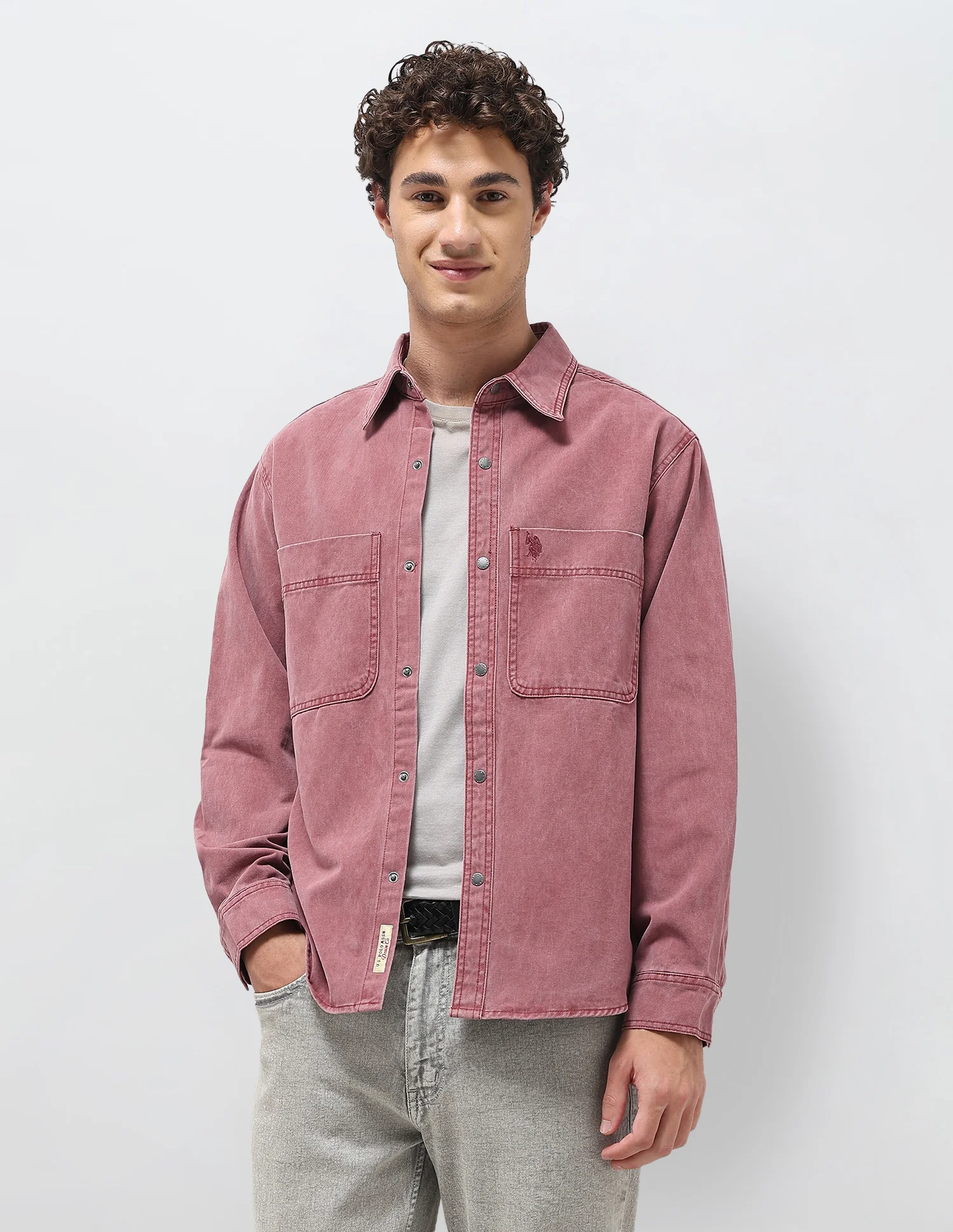 Solid Relaxed Fit Shirt