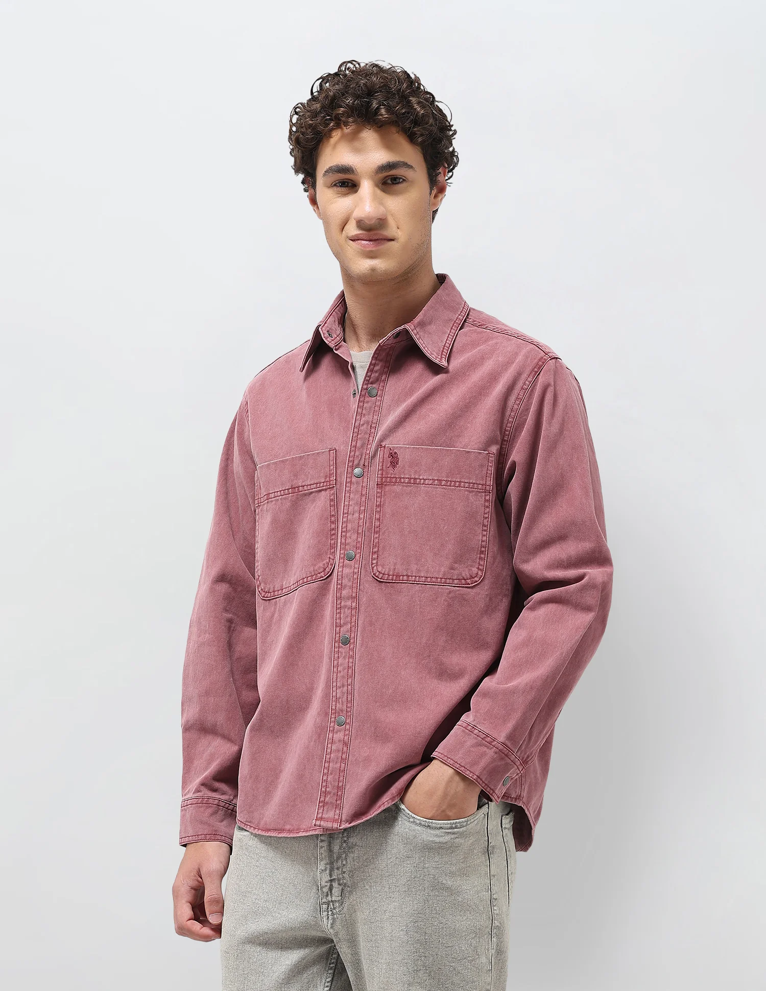 Solid Relaxed Fit Shirt - Image 4