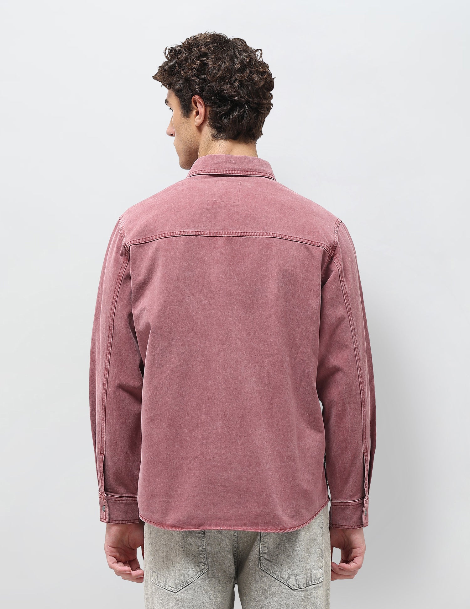 Solid Relaxed Fit Shirt - Image 5