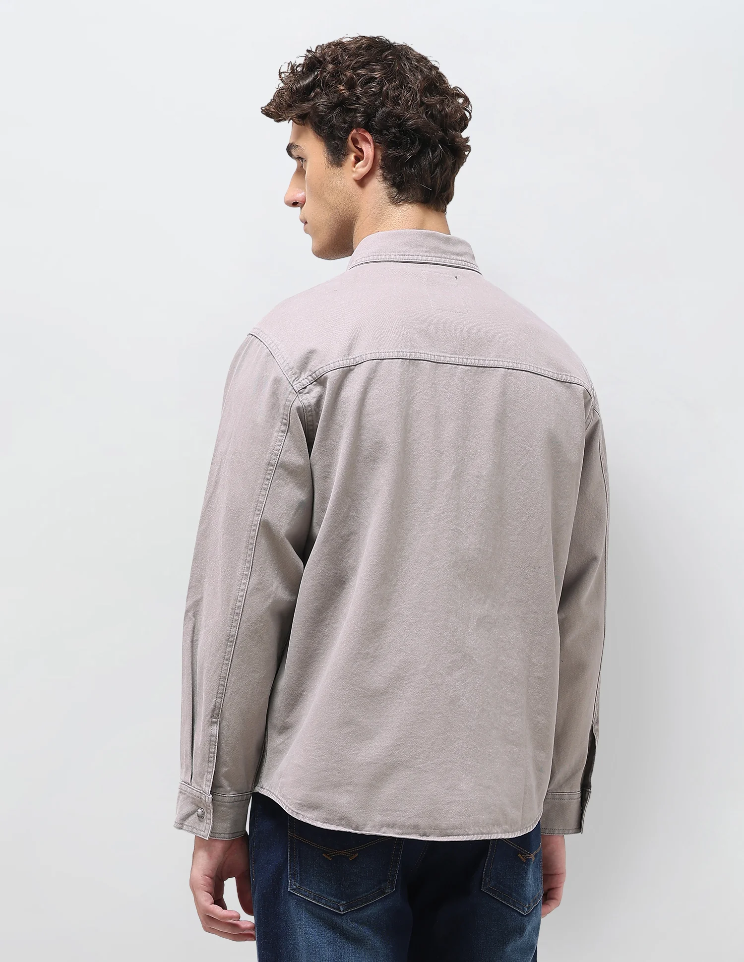 Solid Relaxed Fit Shirt - Image 5