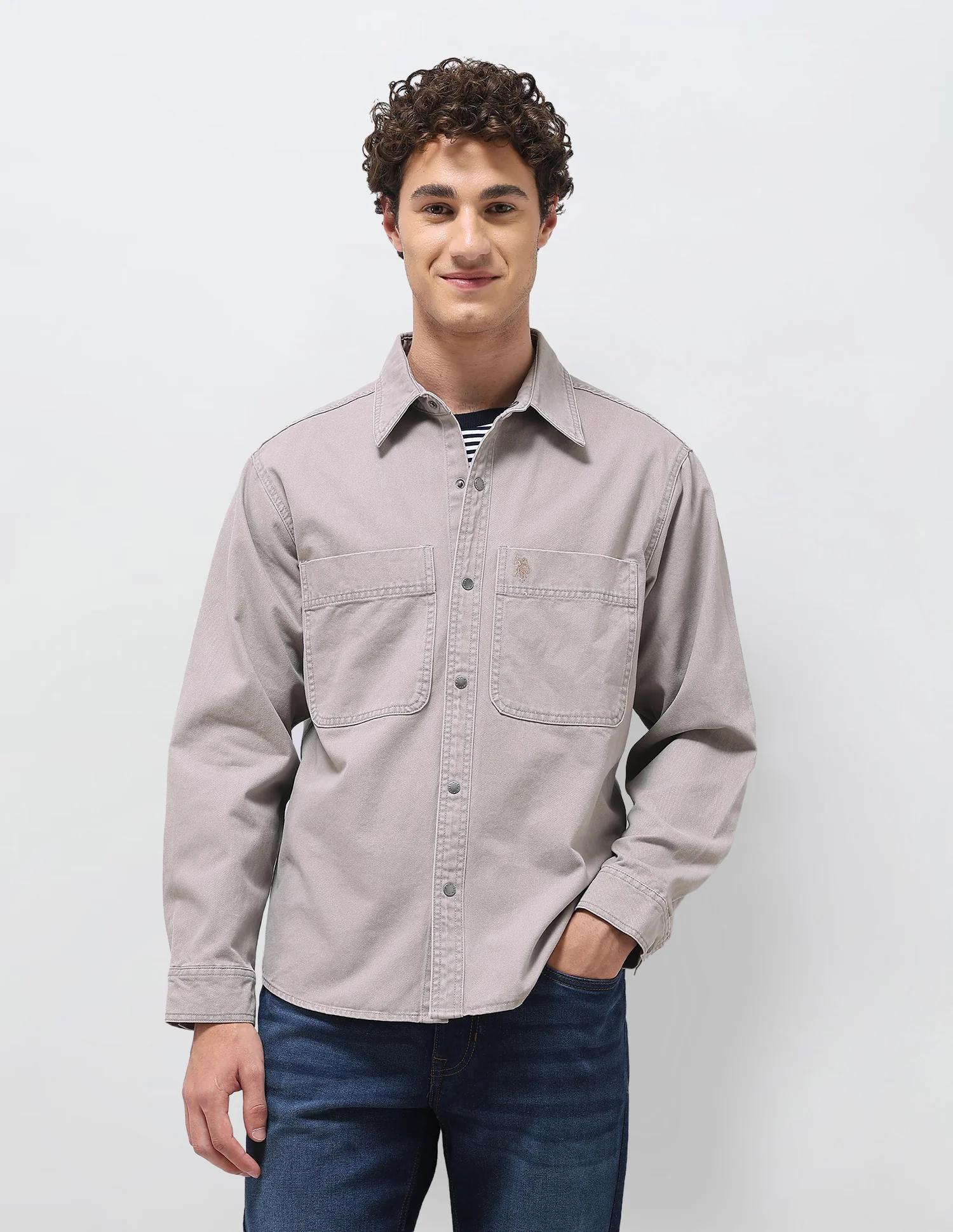 Solid Relaxed Fit Shirt - Image 6
