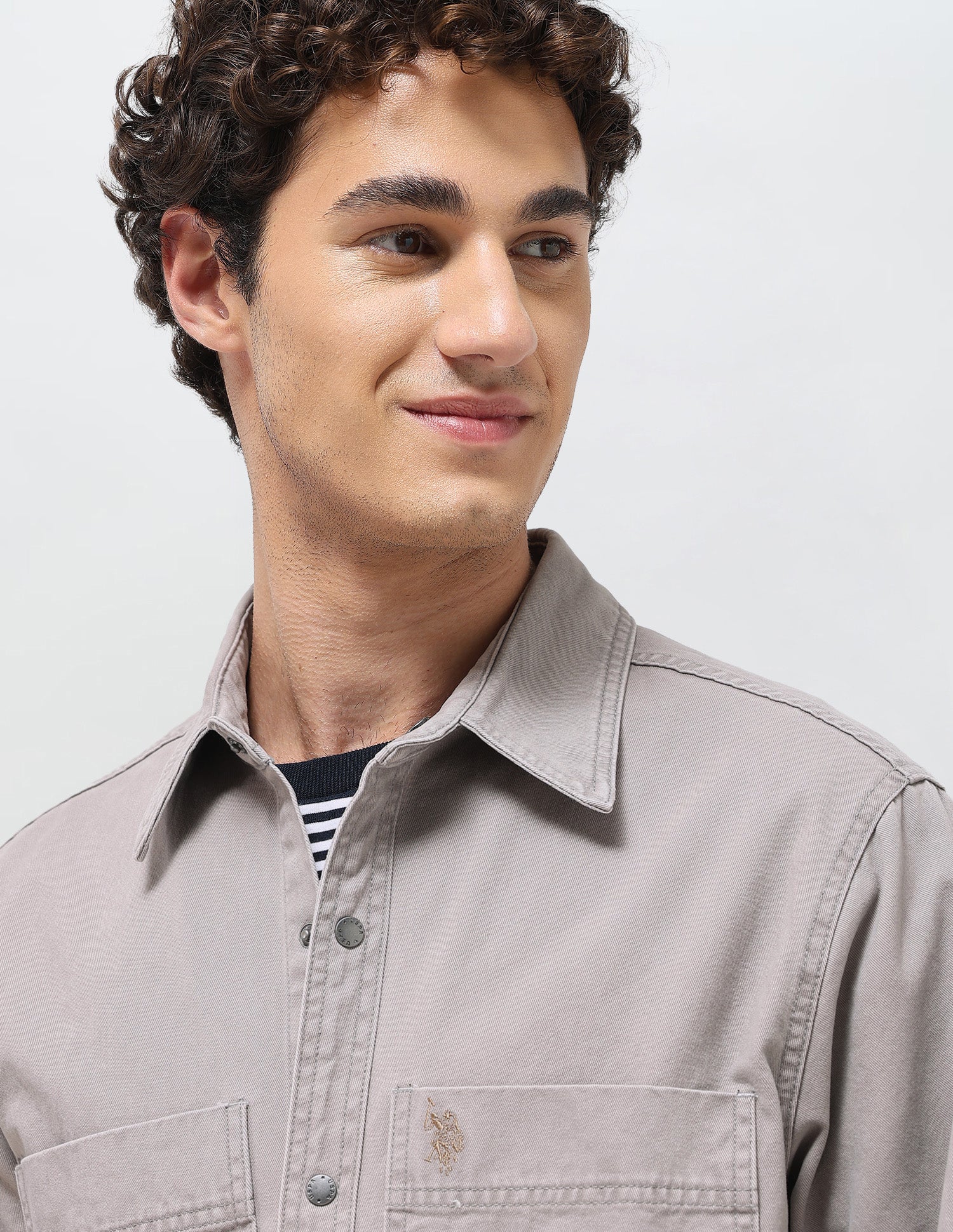 Solid Relaxed Fit Shirt - Image 7