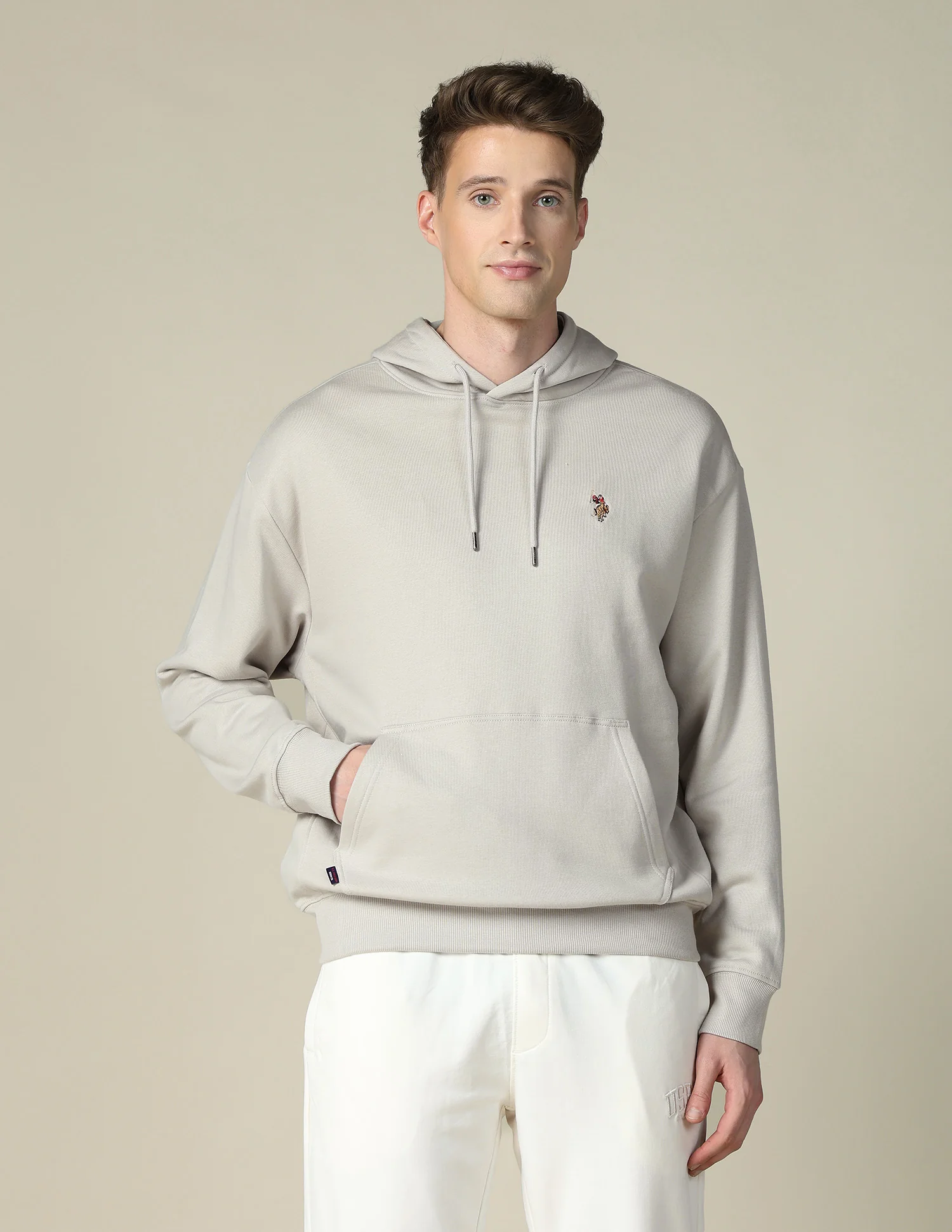 Solid Relaxed Fit Sweatshirt - Image 6