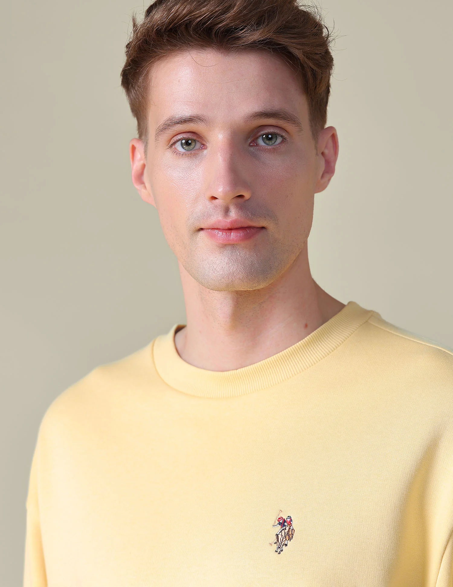 Solid Relaxed Fit Sweatshirt - Image 7