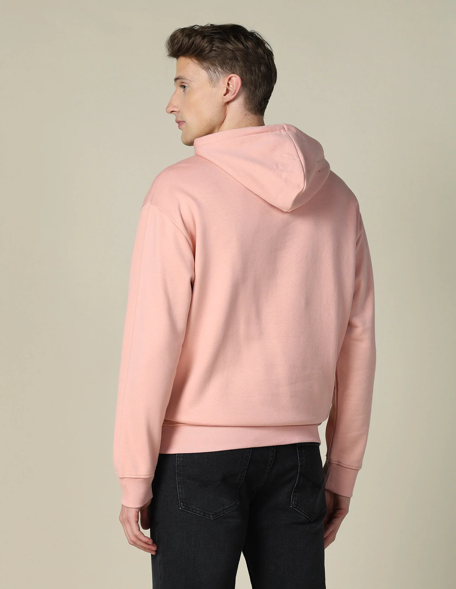 Solid Relaxed Fit Sweatshirt - Image 5
