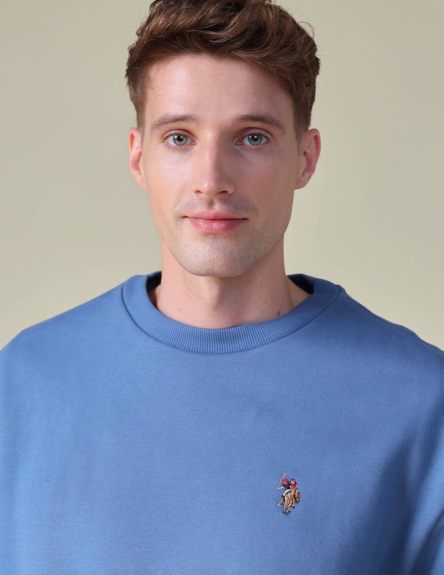 Solid Relaxed Fit Sweatshirt - Image 8