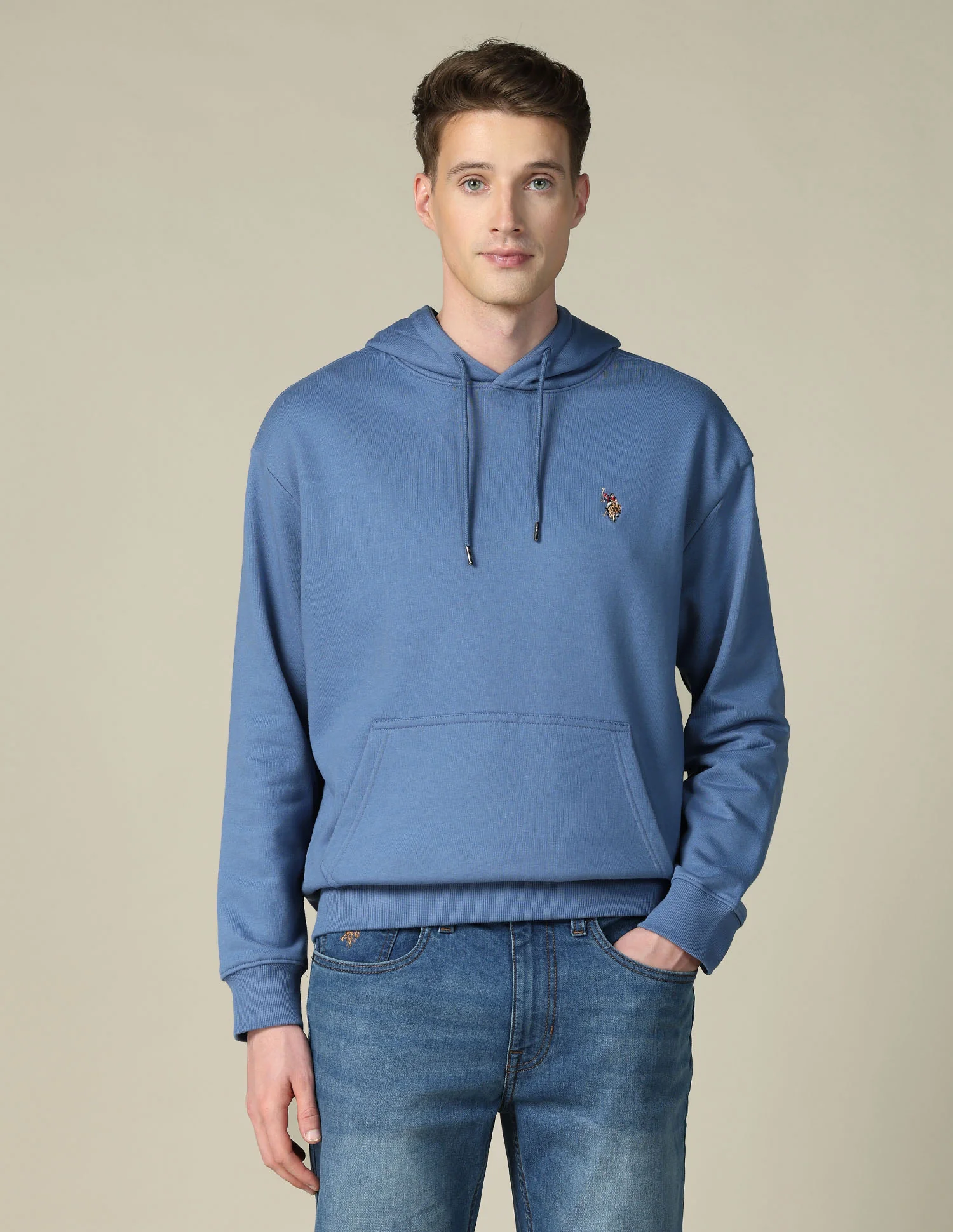 Solid Relaxed Fit Sweatshirt - Image 6
