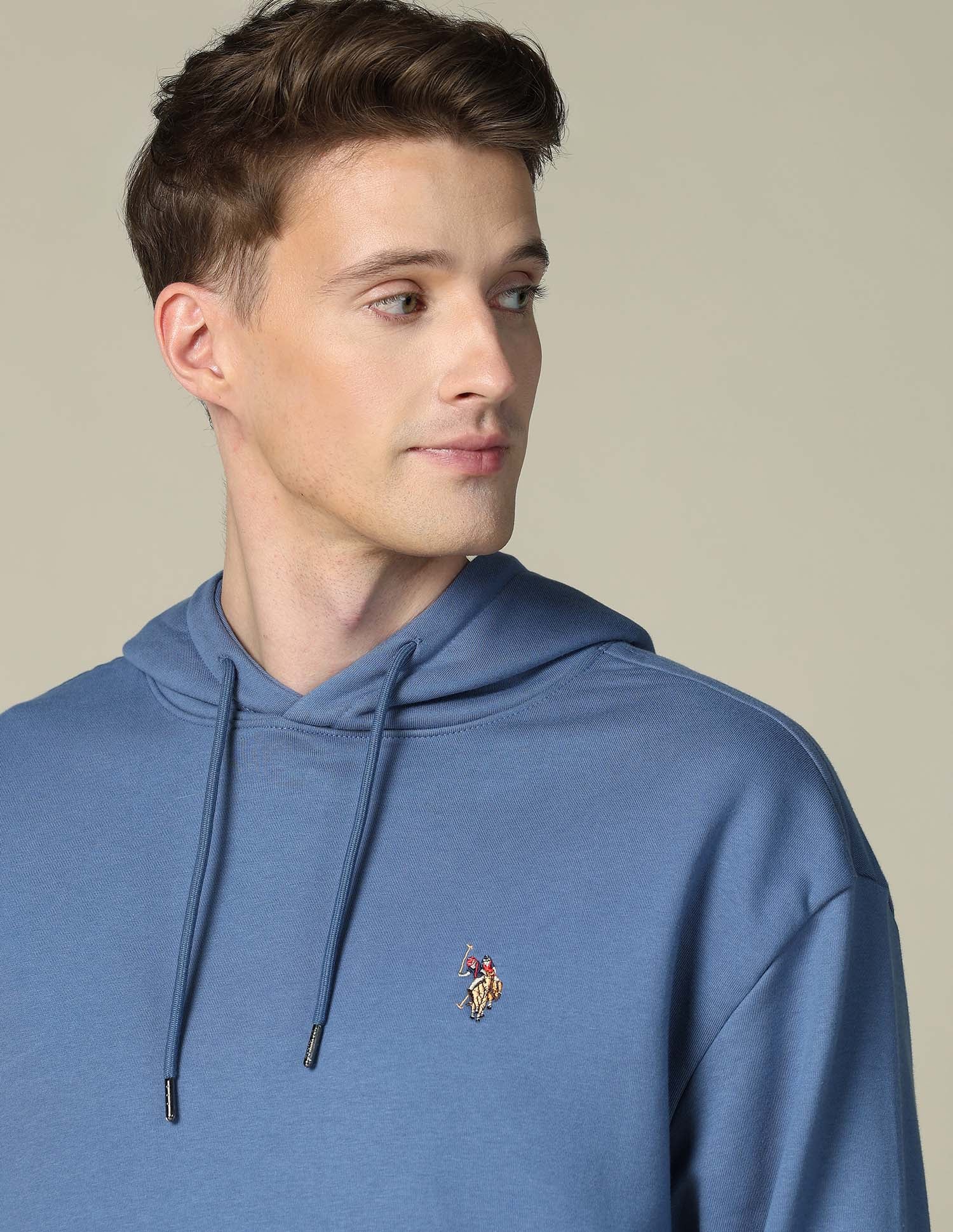 Solid Relaxed Fit Sweatshirt - Image 7