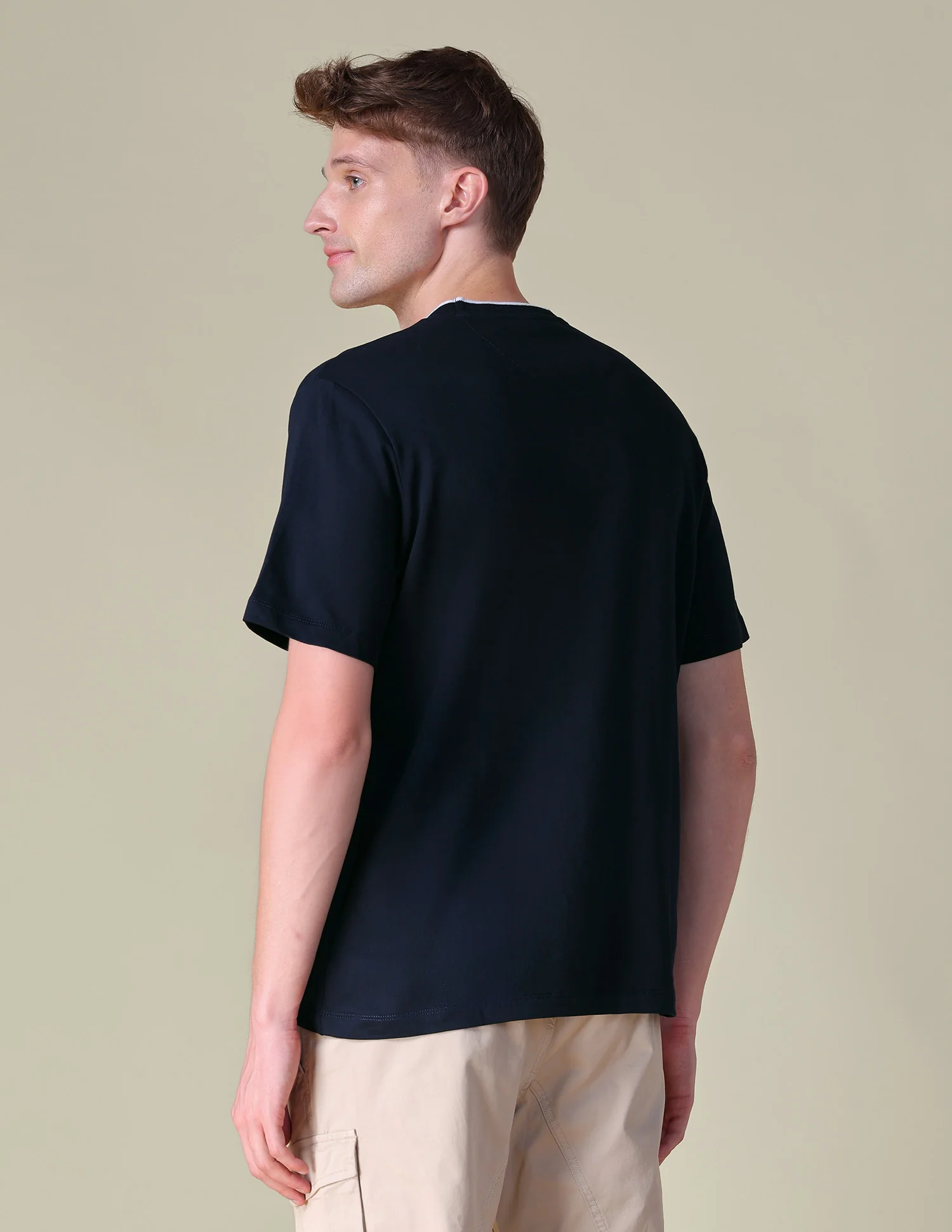 Solid Relaxed Fit T-Shirt - Image 5