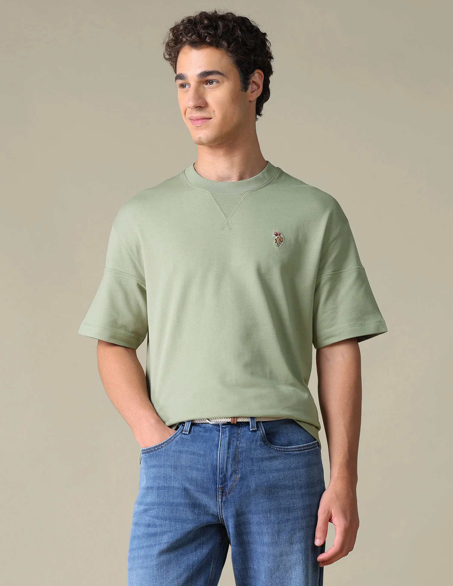 Solid Relaxed Fit T-Shirt