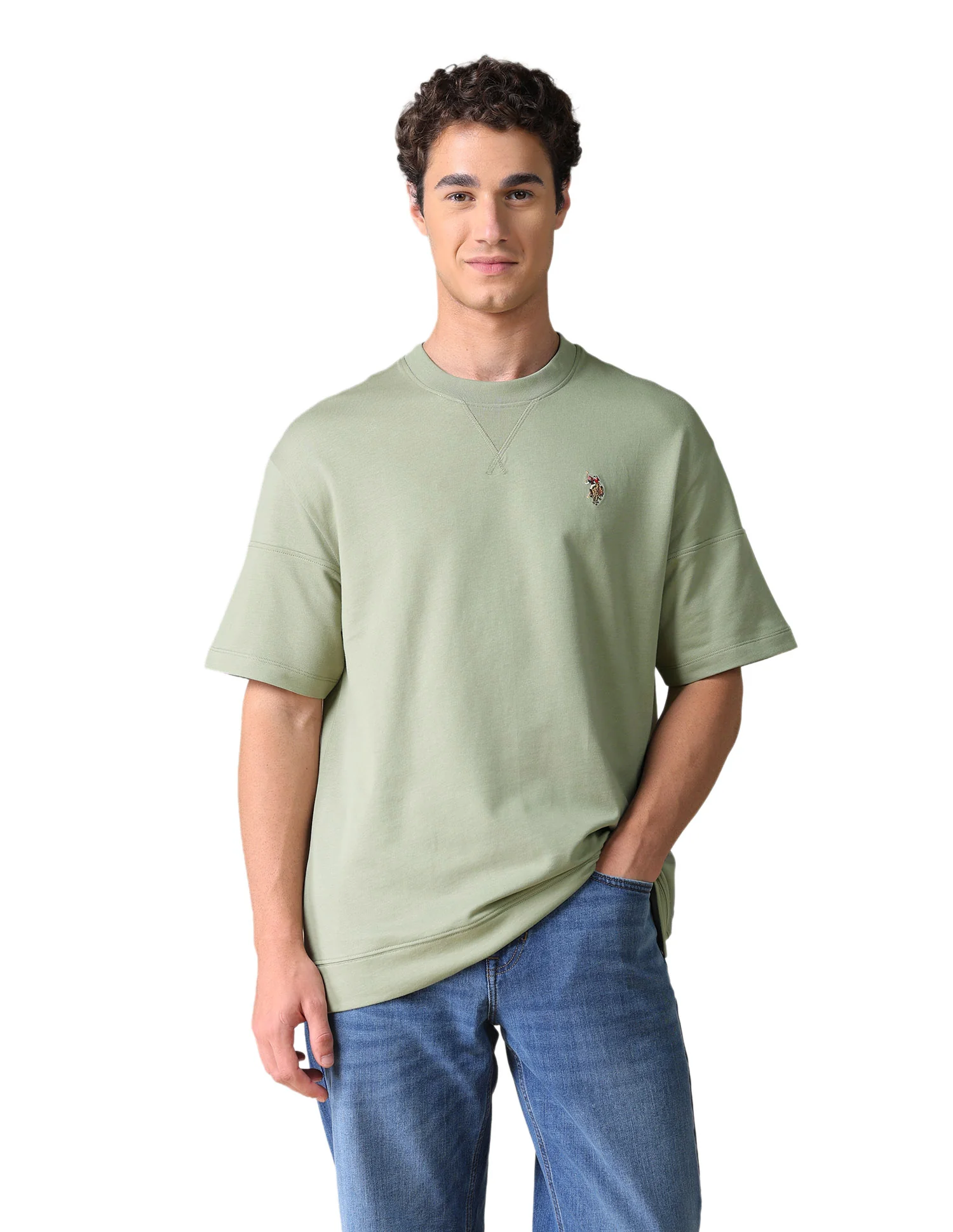 Solid Relaxed Fit T-Shirt - Image 10