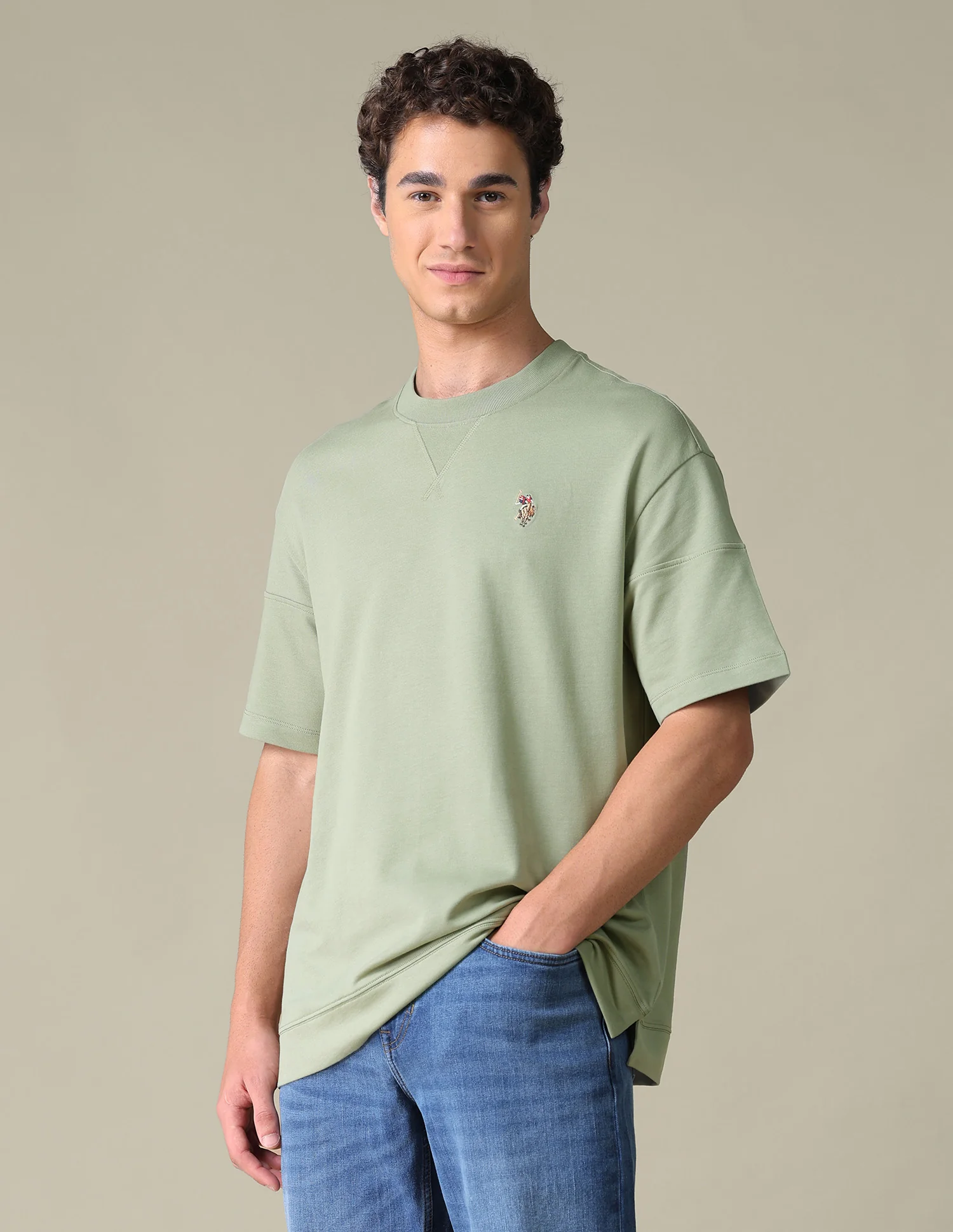 Solid Relaxed Fit T-Shirt - Image 4