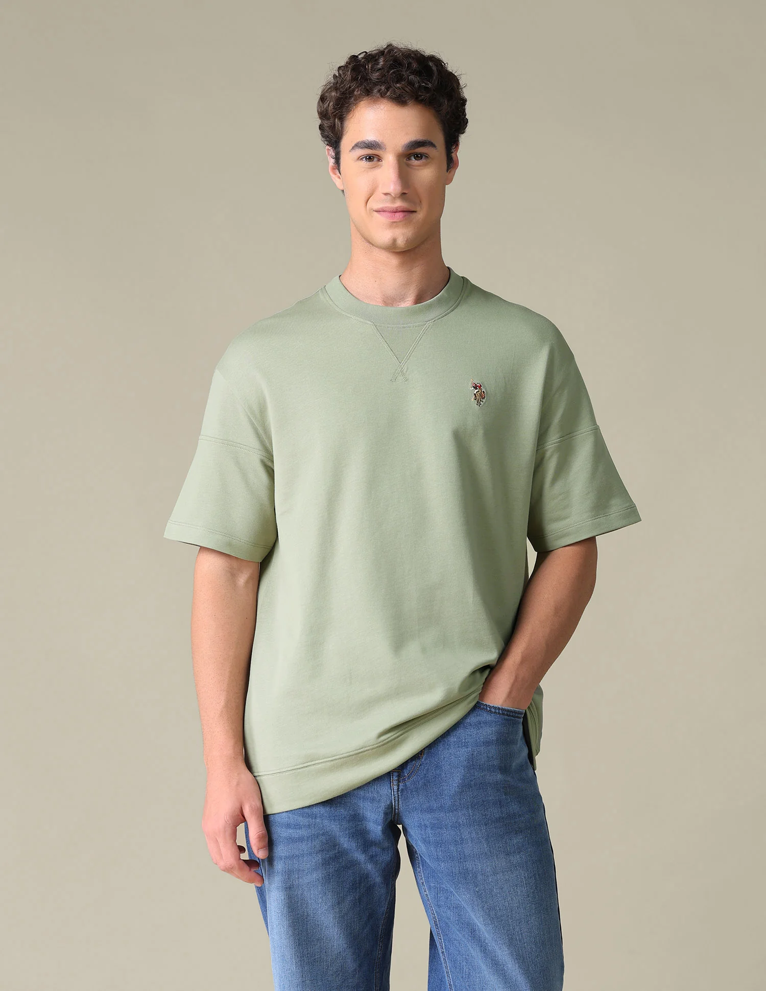 Solid Relaxed Fit T-Shirt - Image 6