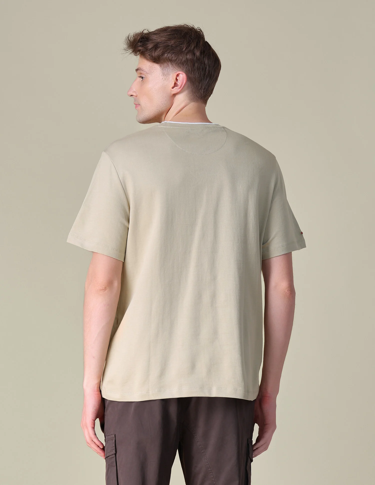 Solid Relaxed Fit T-Shirt - Image 5