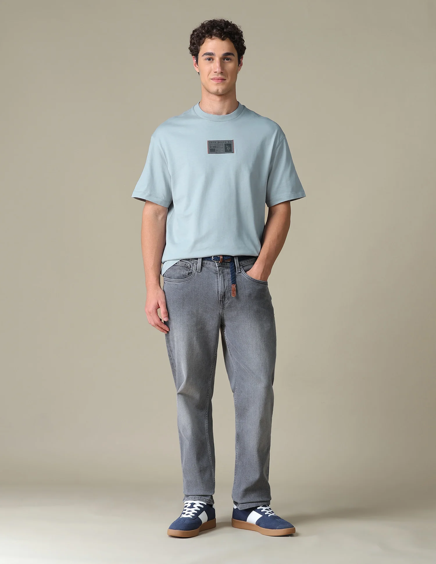 Solid Relaxed Fit T-Shirt - Image 3