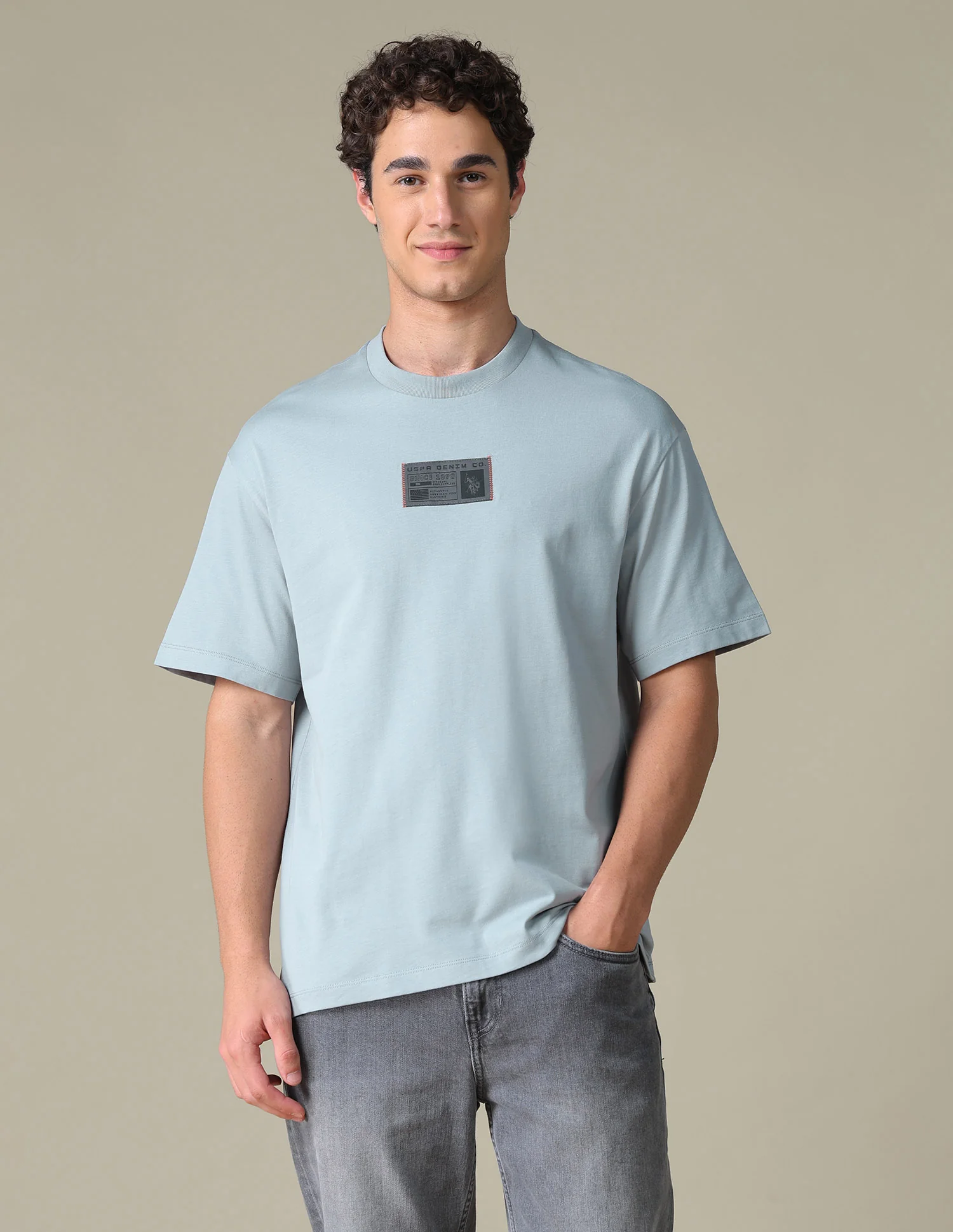Solid Relaxed Fit T-Shirt - Image 6