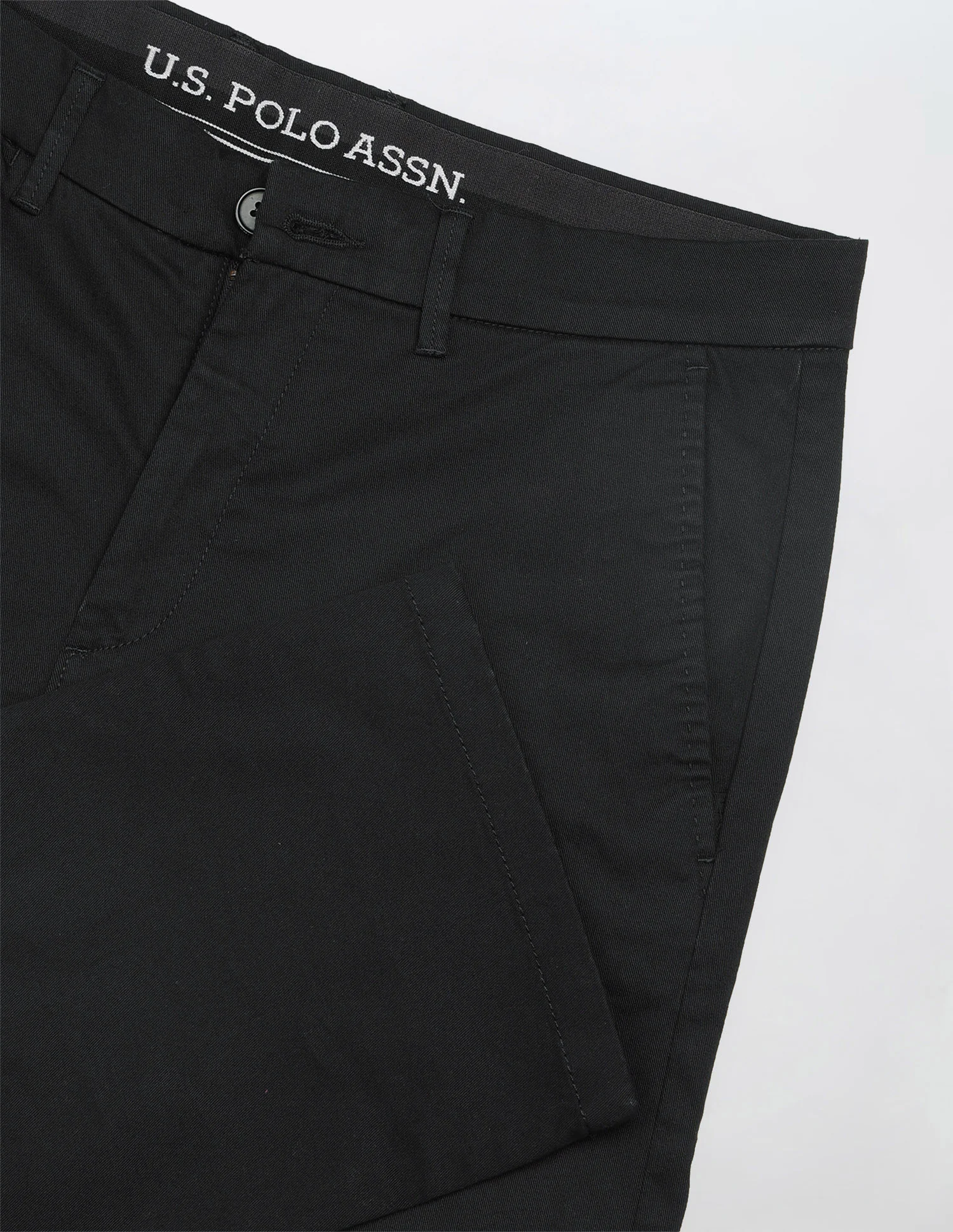 Solid Riley Straight Fit Trousers - Image 9