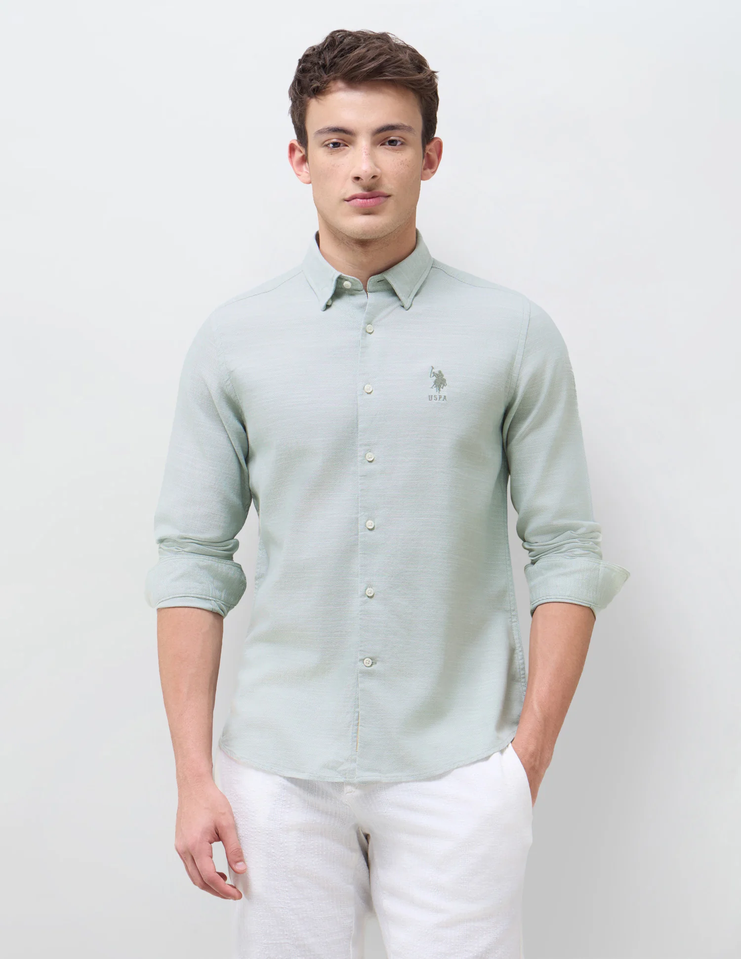 Solid Seersucker Shirt - Image 6