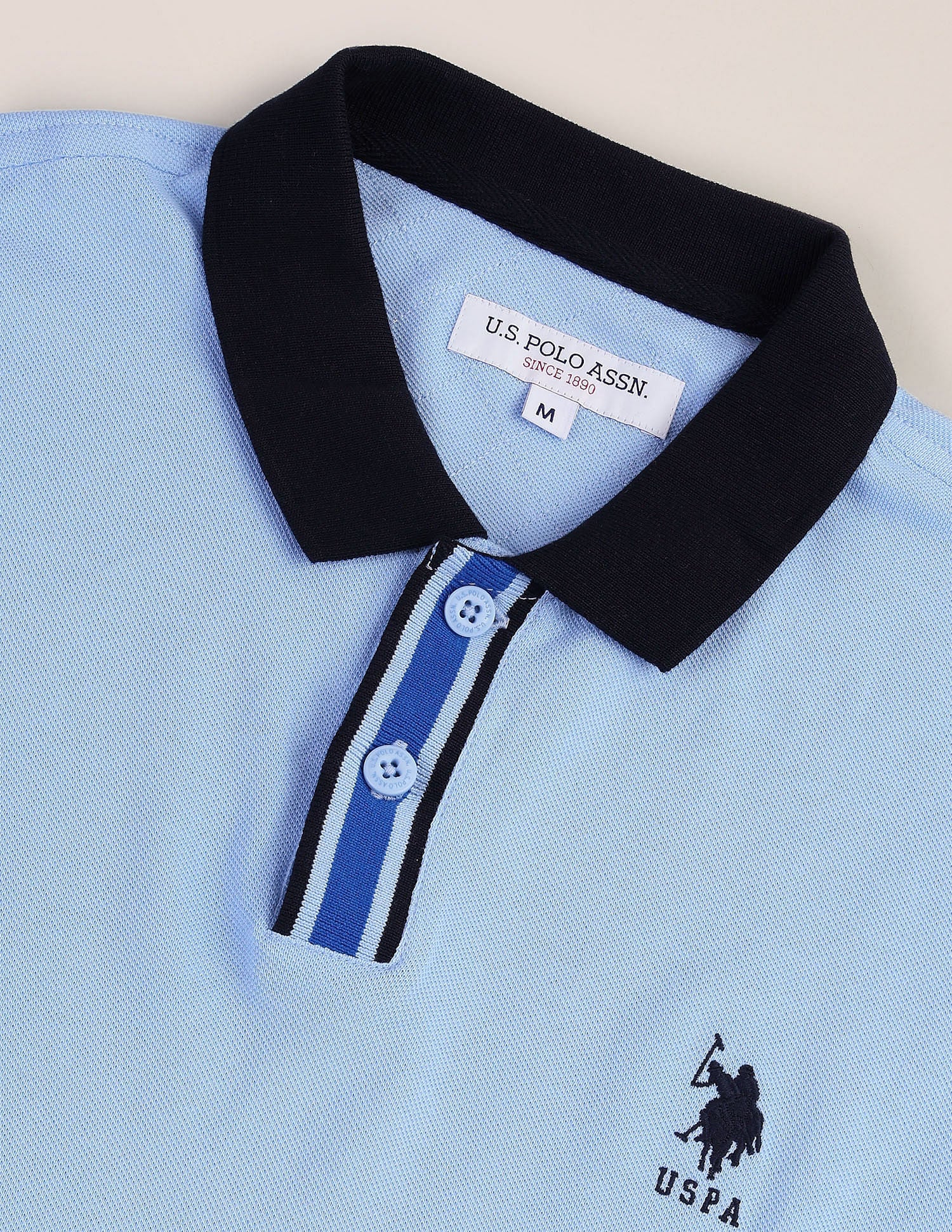 Solid Short Sleeve Polo Shirt - Image 2